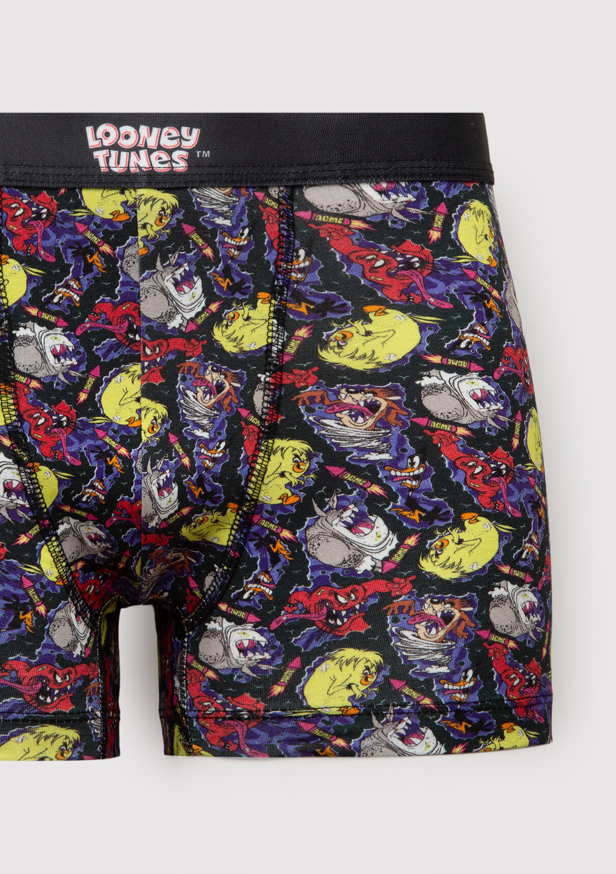 Mavi Looney Tunes Baskılı Boxer görsel 2