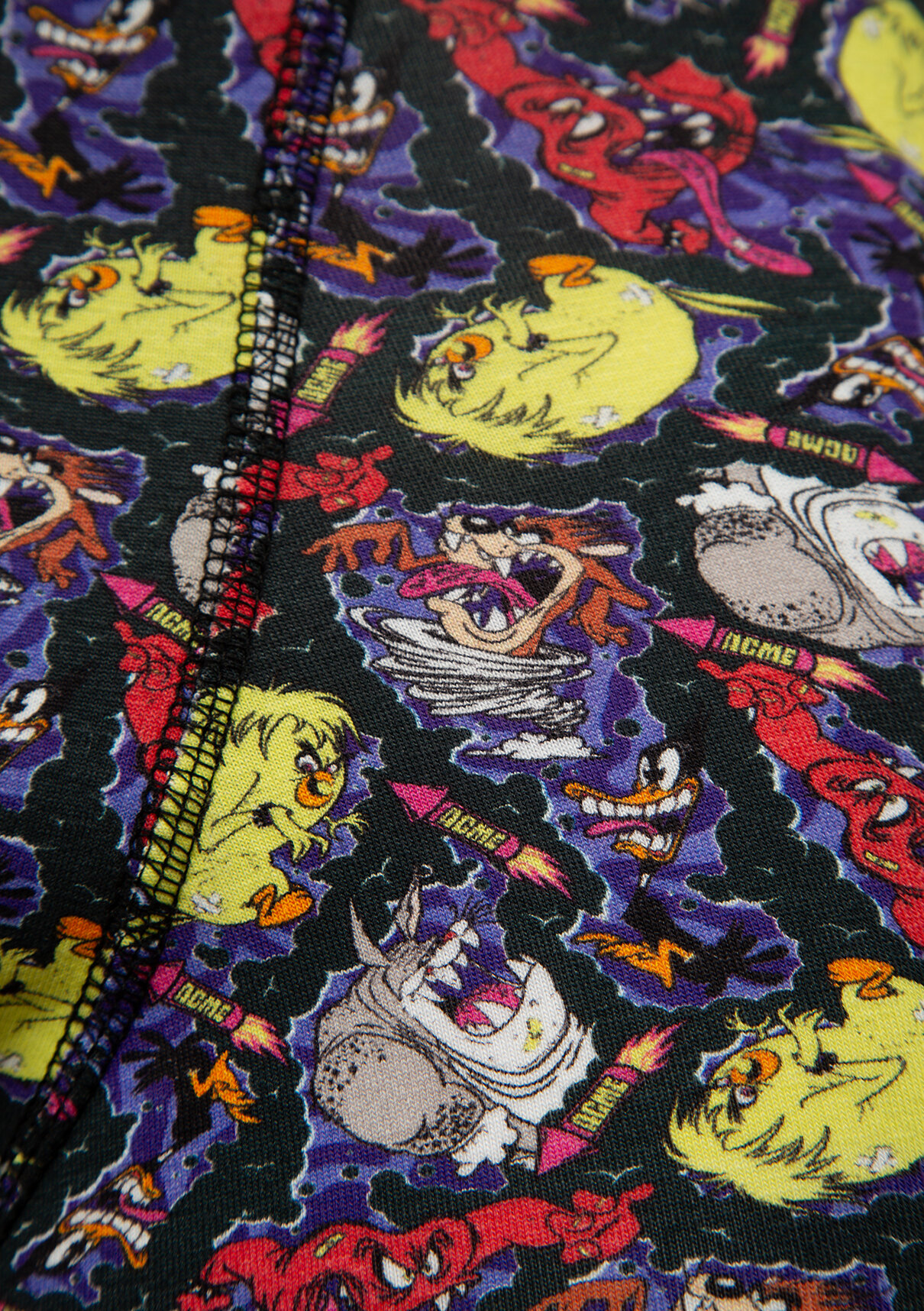 Mavi Looney Tunes Baskılı Boxer görsel 3