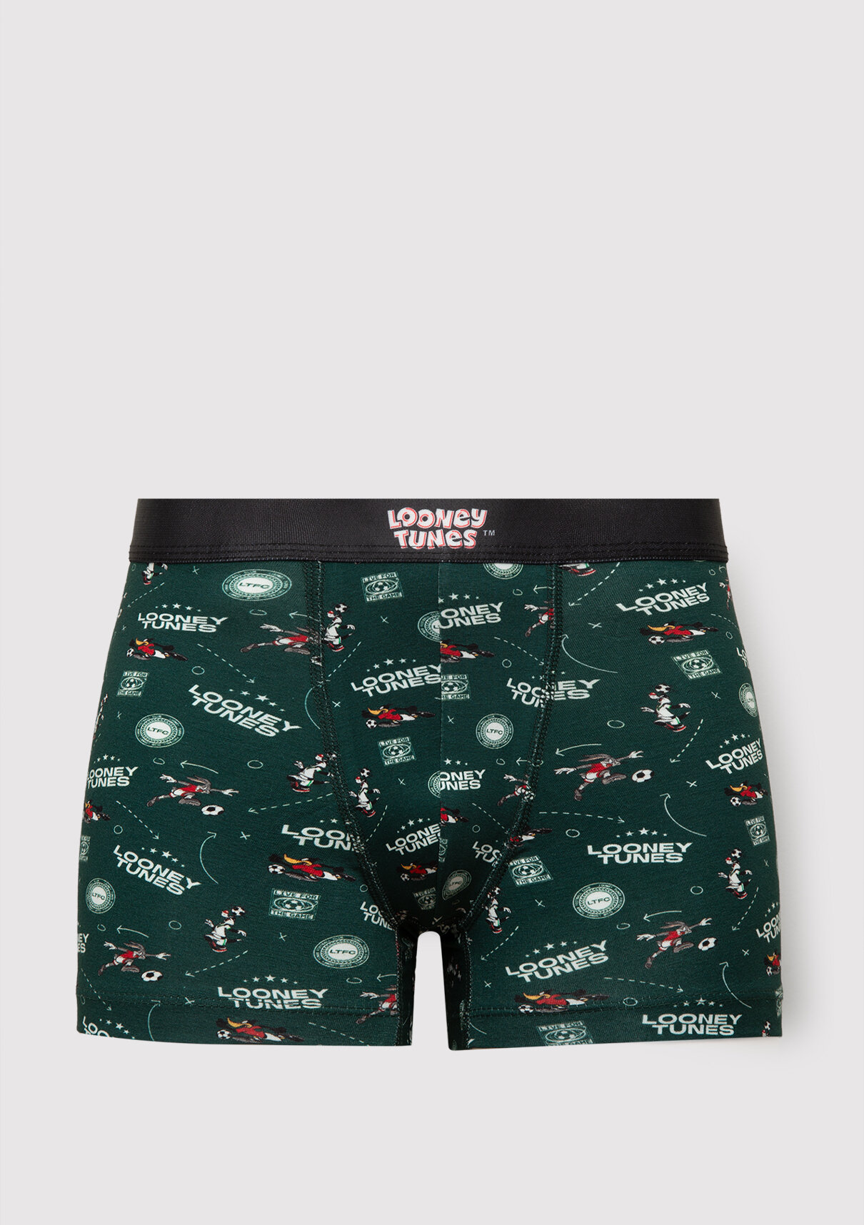 Mavi Baskılı Yeşil Boxer
