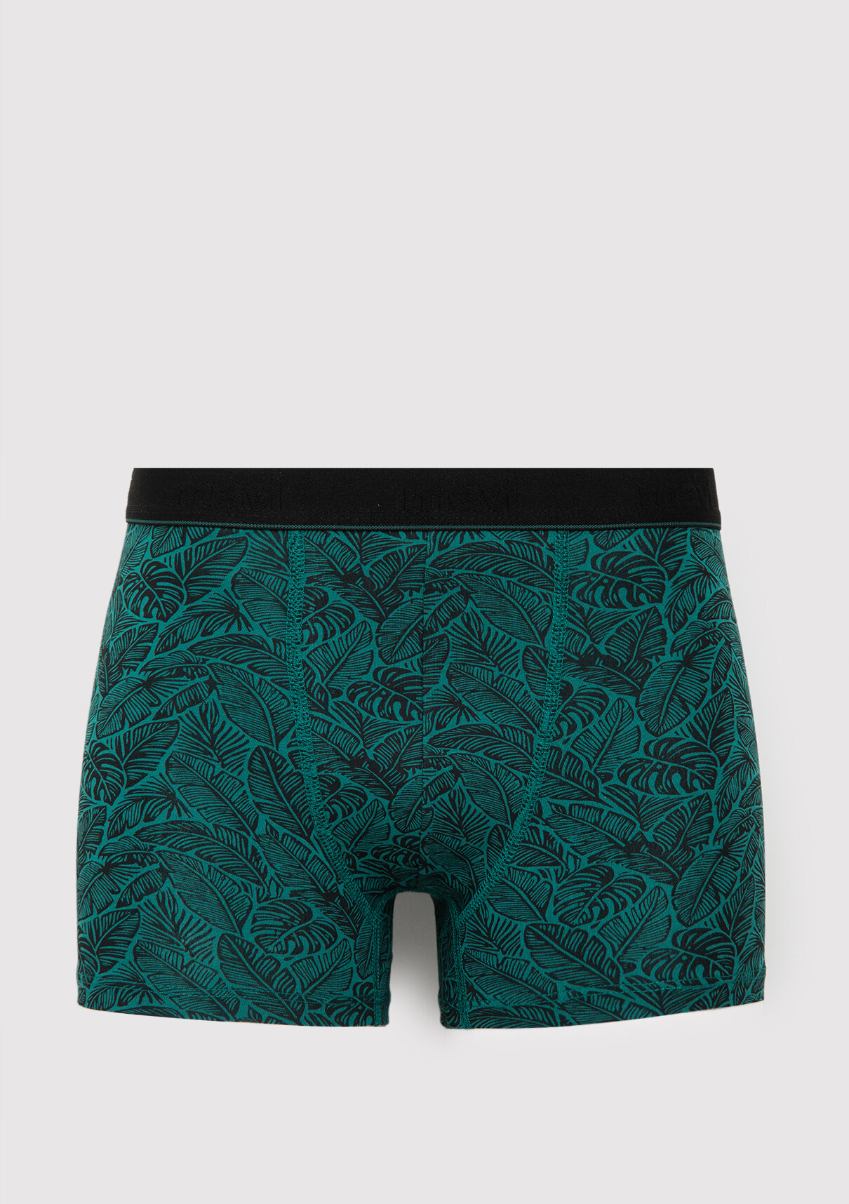 Mavi Baskılı Yeşil Boxer