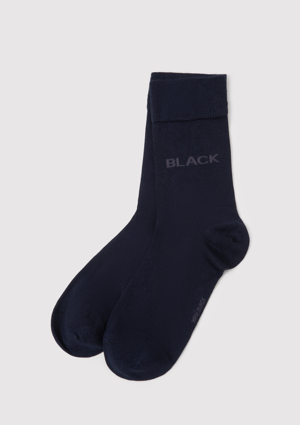 Mavi Black Lacivert Soket Çorap