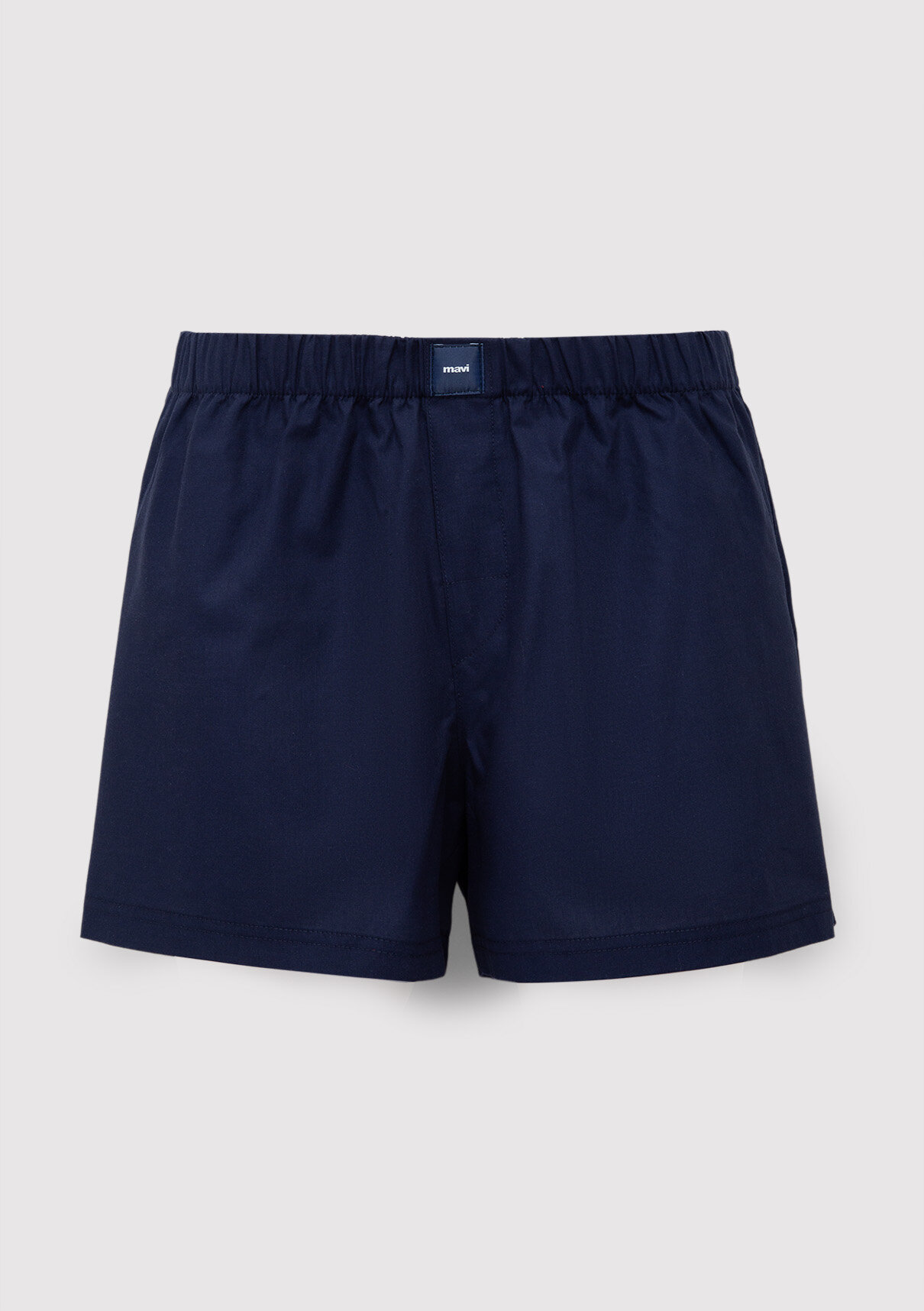 Mavi Lacivert Basic Boxer