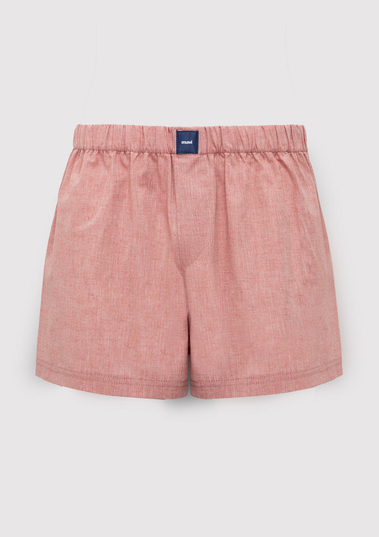 Mavi Kırmızı Basic Boxer