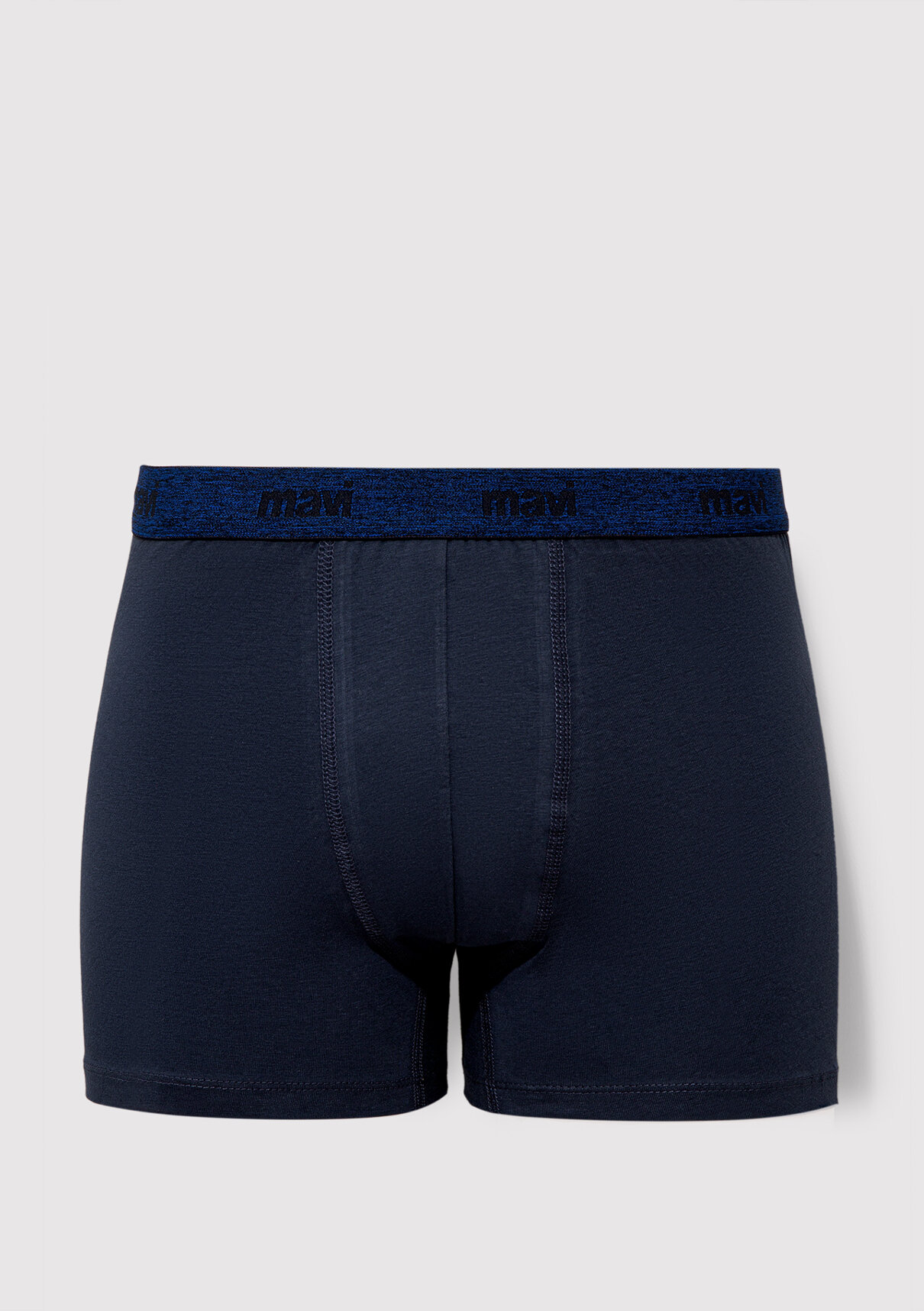 Mavi Lacivert Basic Boxer