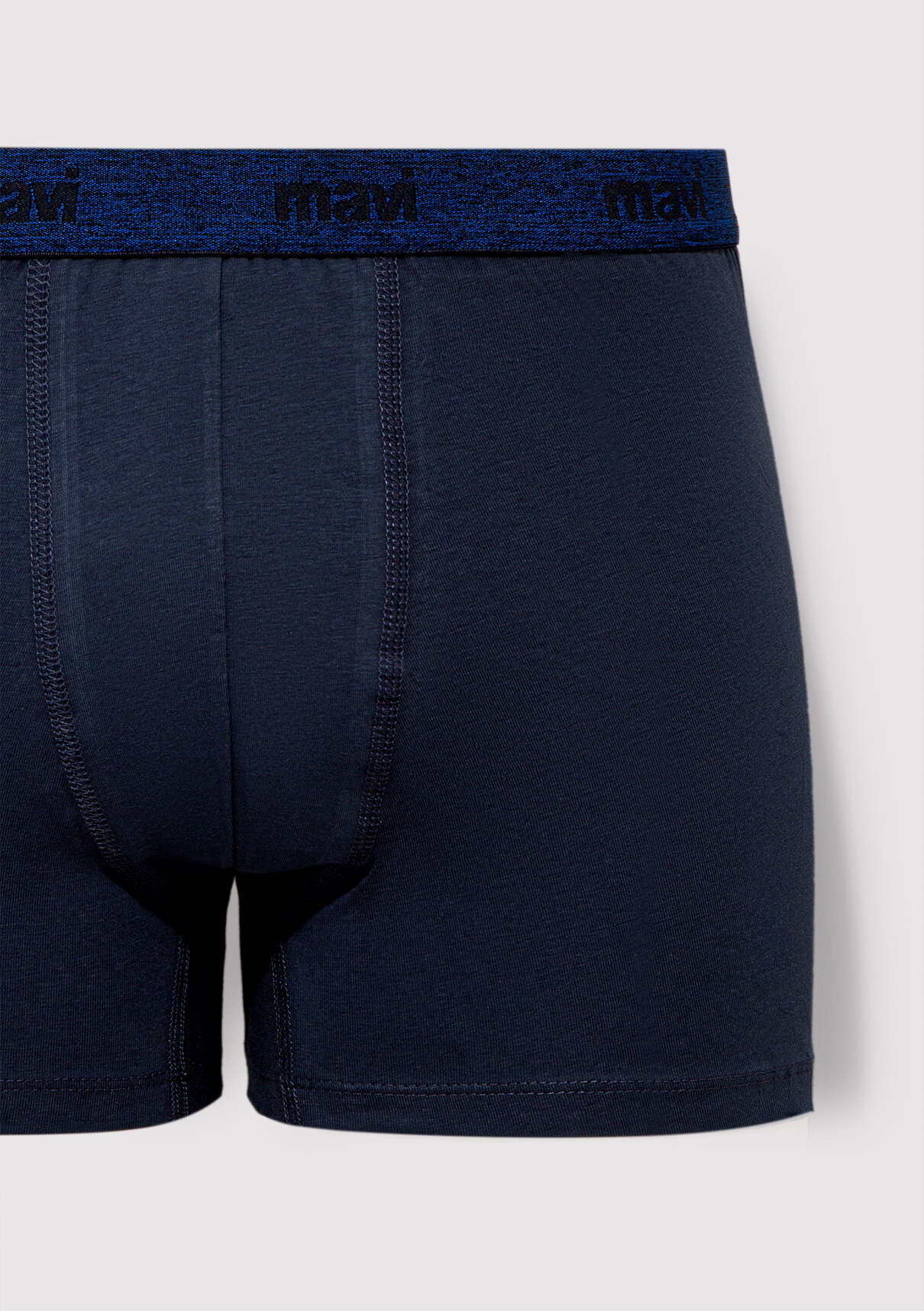 Mavi Lacivert Basic Boxer görsel 2
