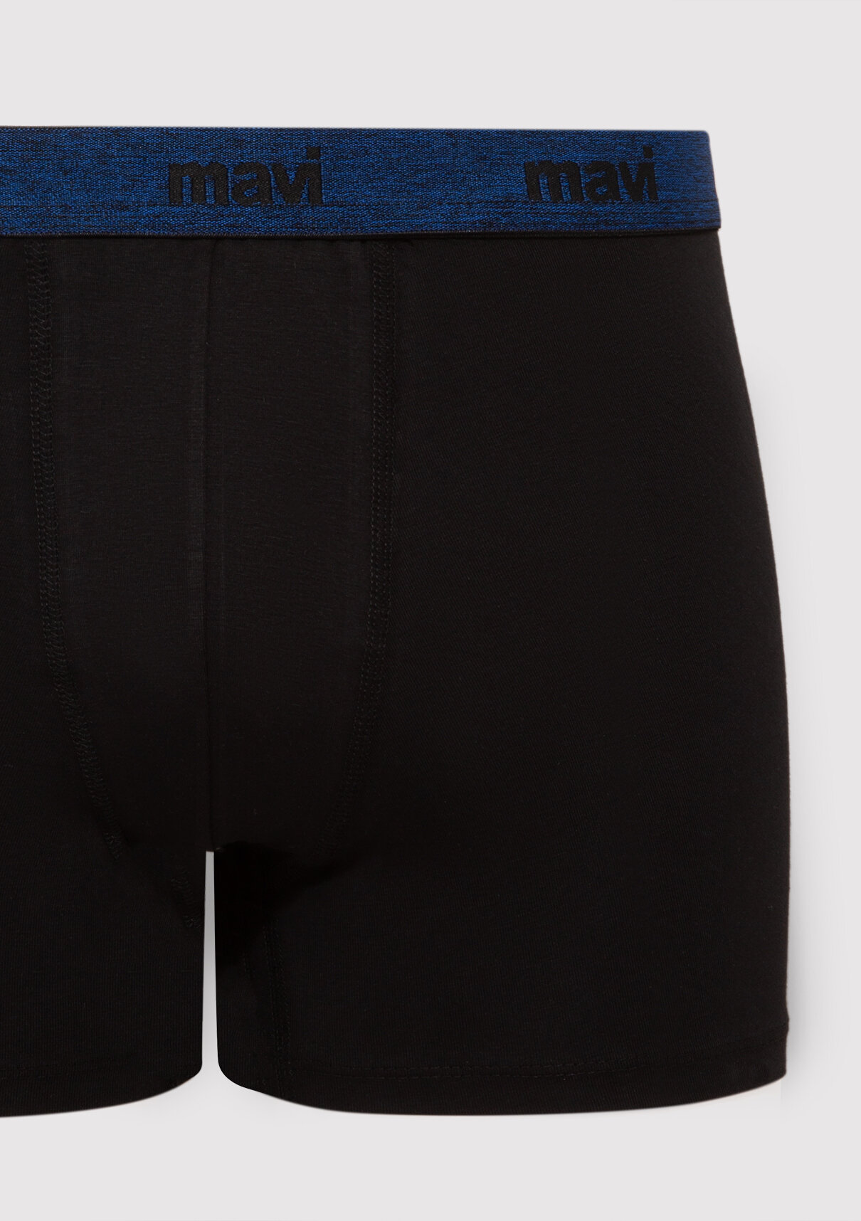 Mavi Siyah Basic Boxer görsel 2