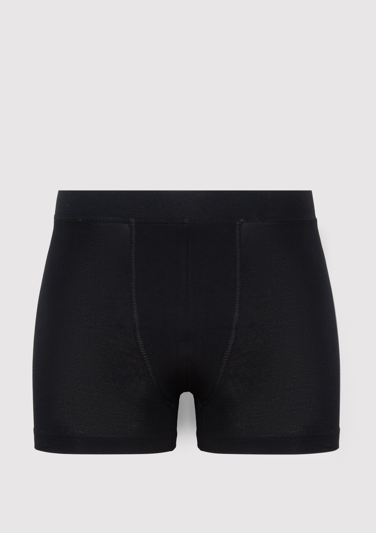 Mavi Basic Siyah Boxer