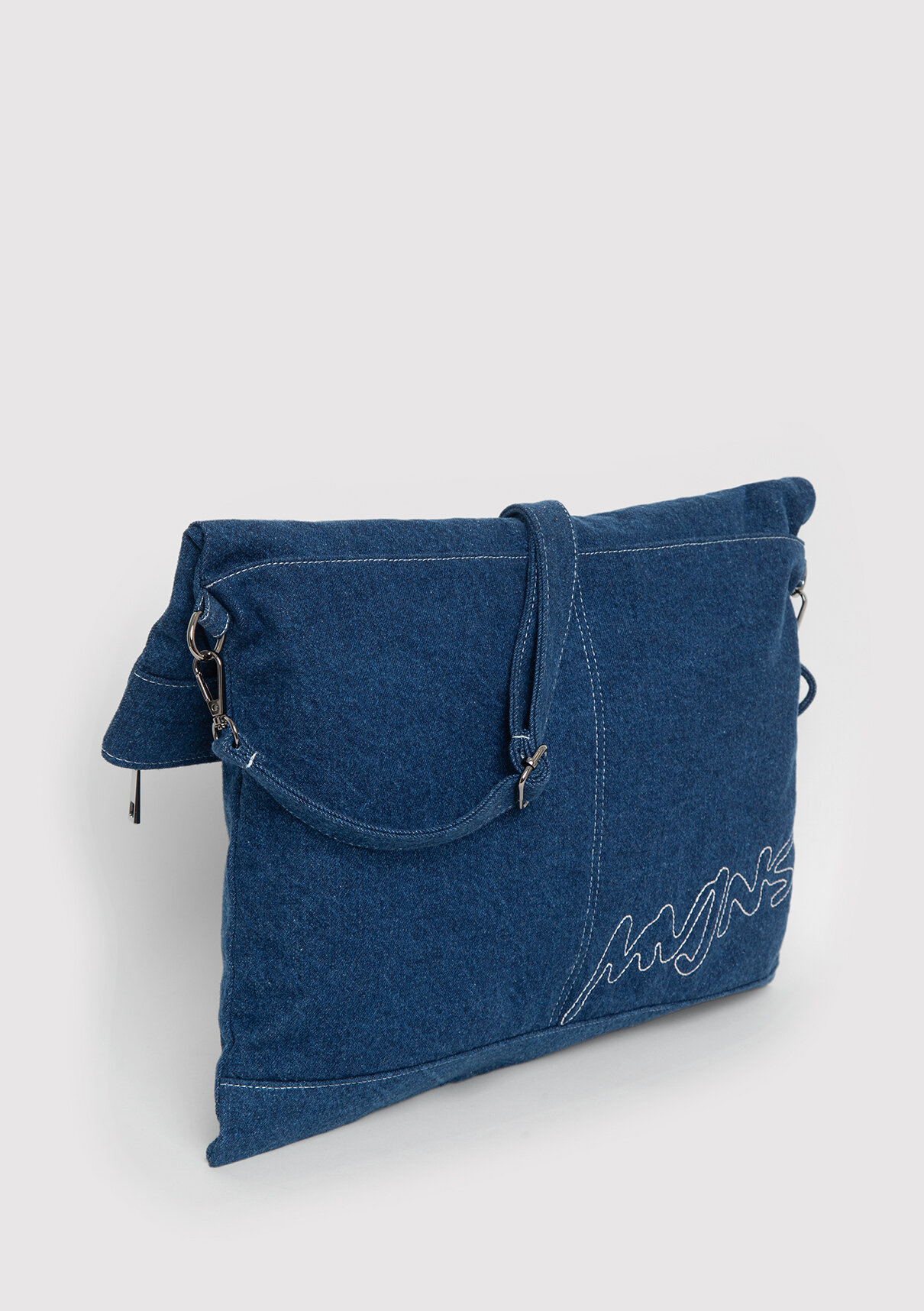 Mavi MVJNS Nakışlı Denim Omuz Çantası görsel 3