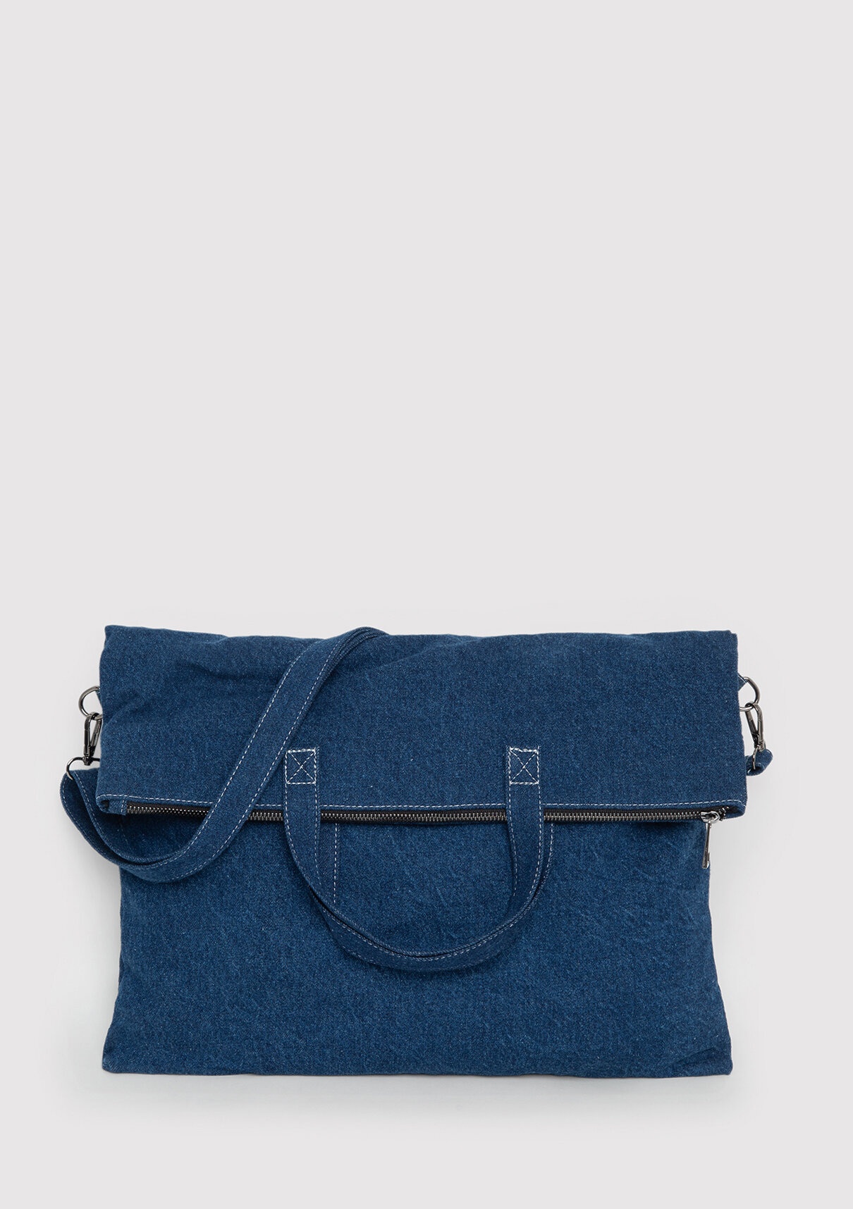 Mavi MVJNS Nakışlı Denim Omuz Çantası görsel 4
