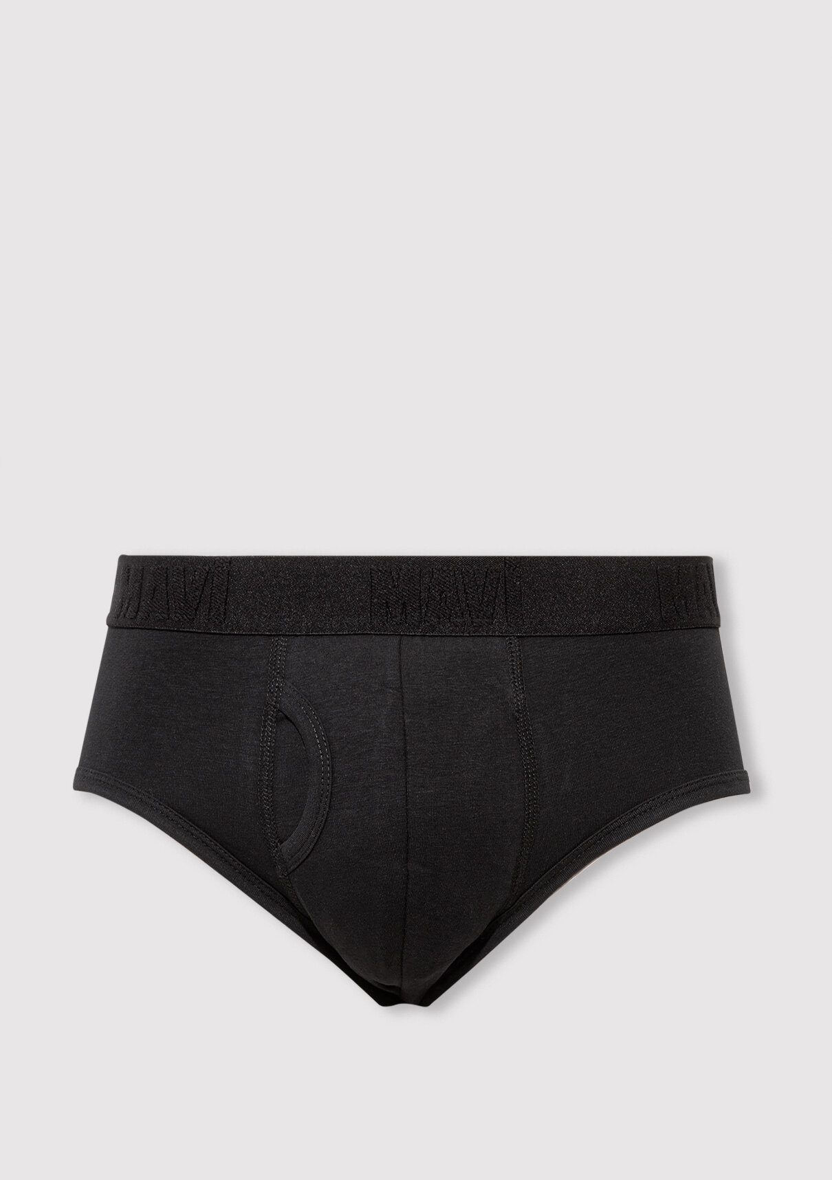 Mavi Siyah Basic Slip Boxer