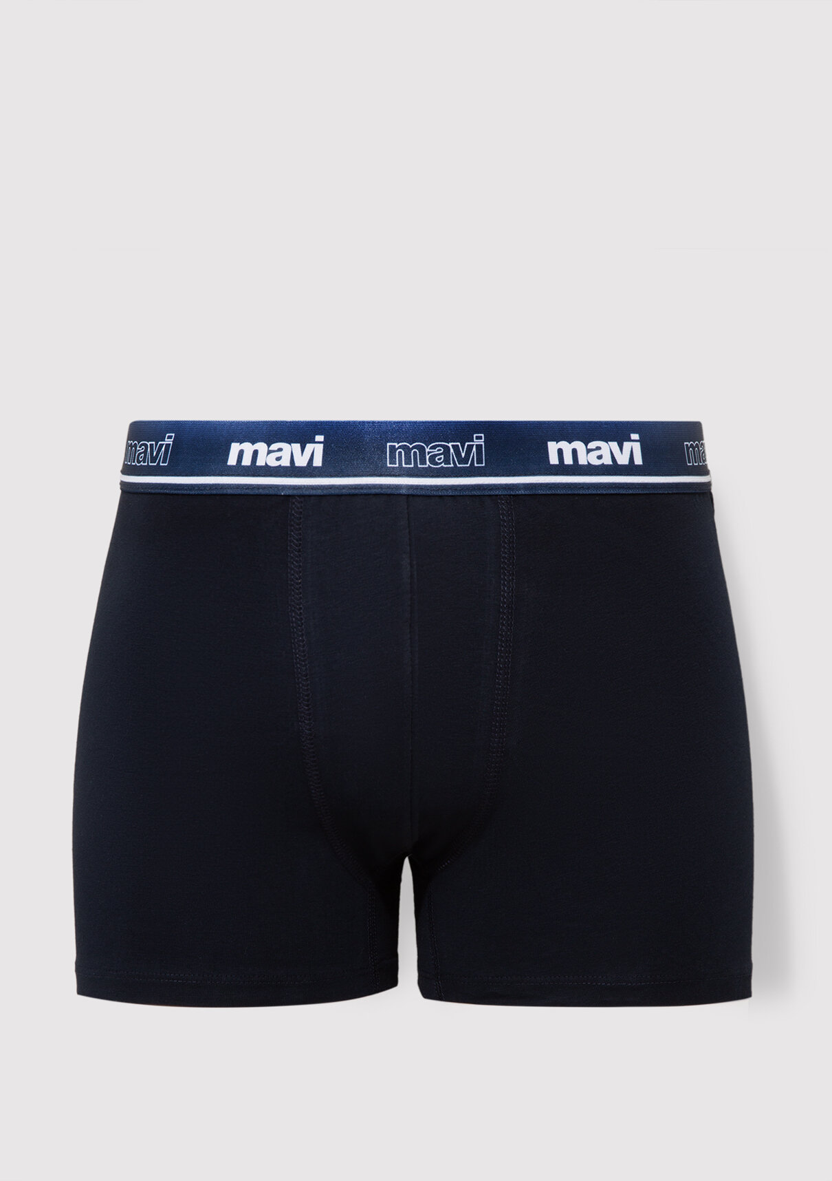 Mavi Lacivert Basic Boxer
