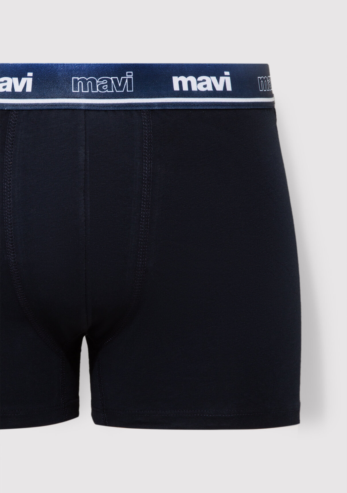 Mavi Lacivert Basic Boxer görsel 2