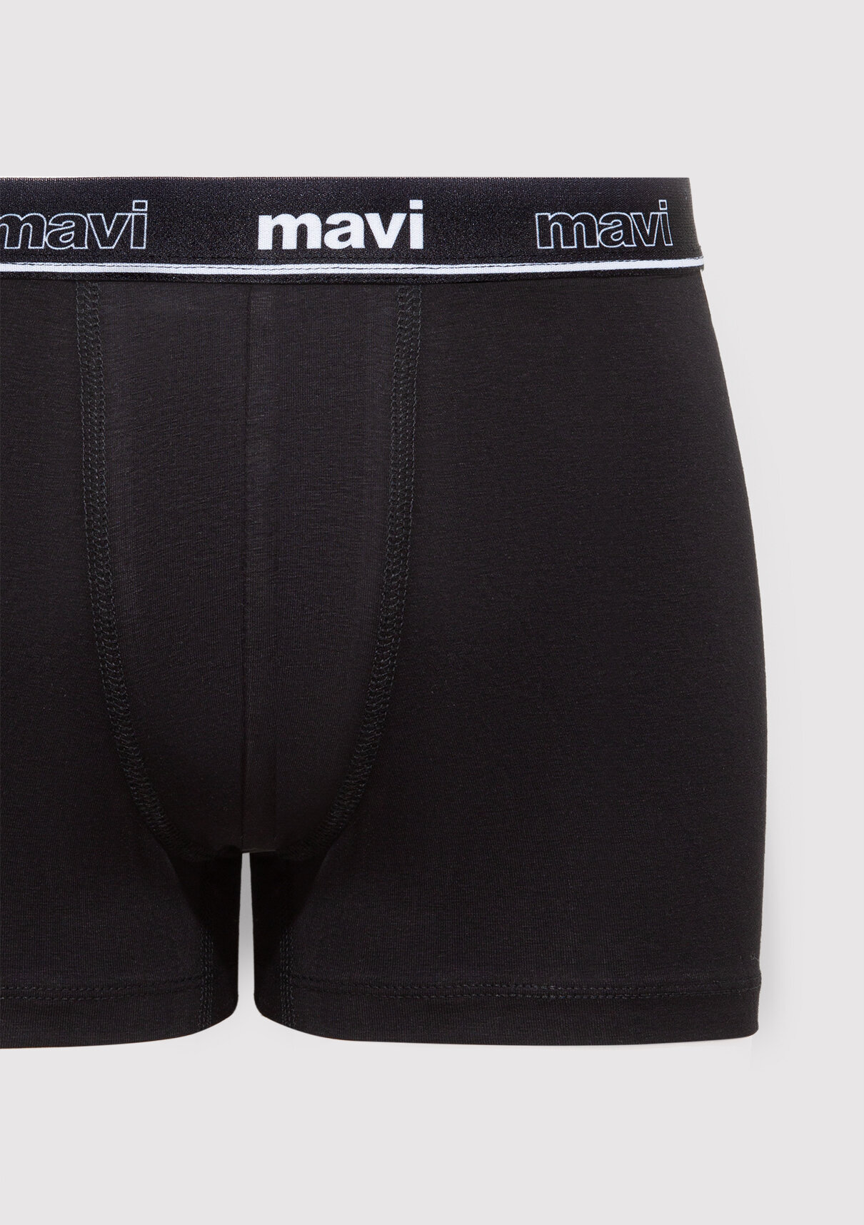 Mavi Siyah Basic Boxer görsel 2