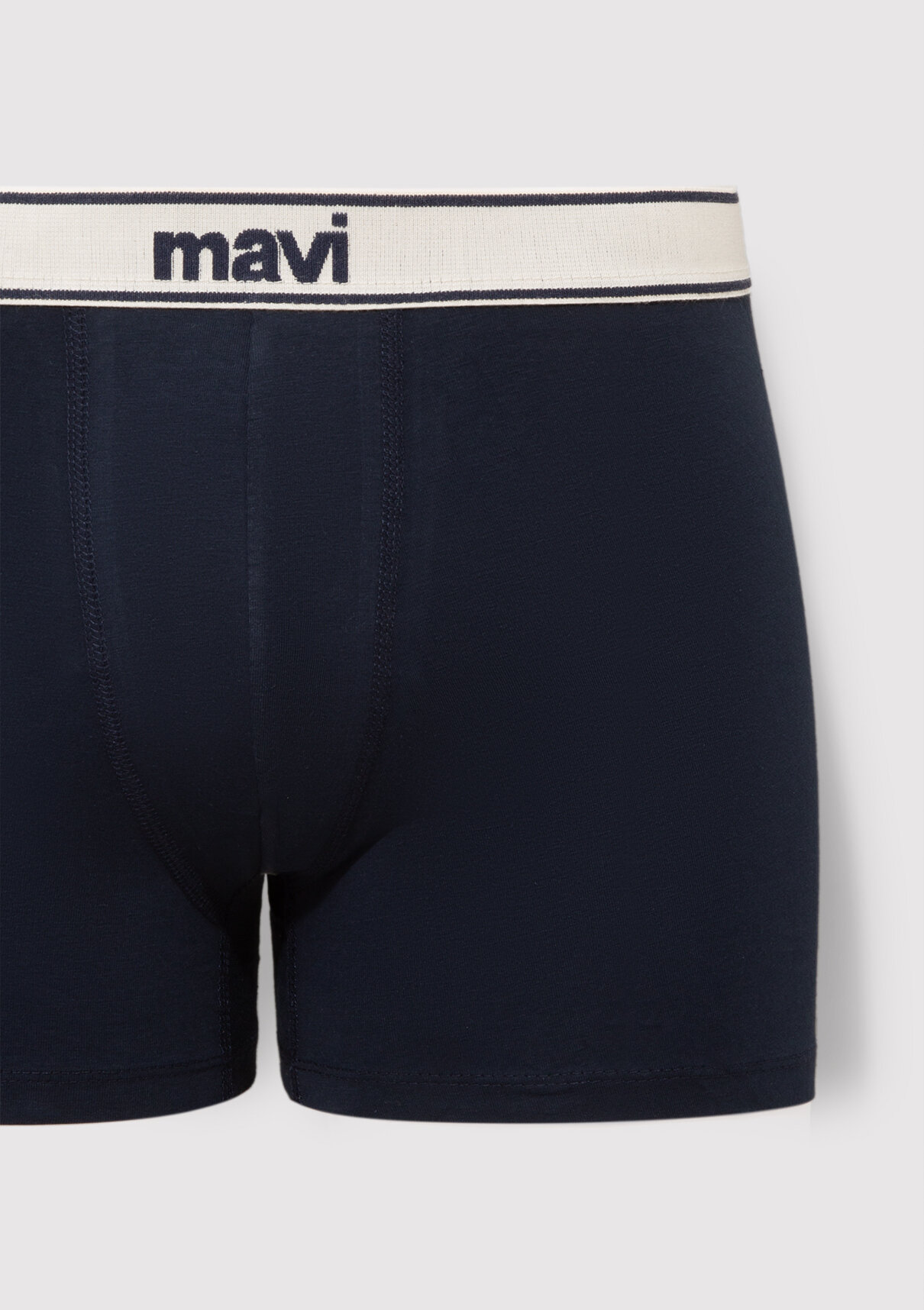 Mavi Lacivert Basic Boxer görsel 2