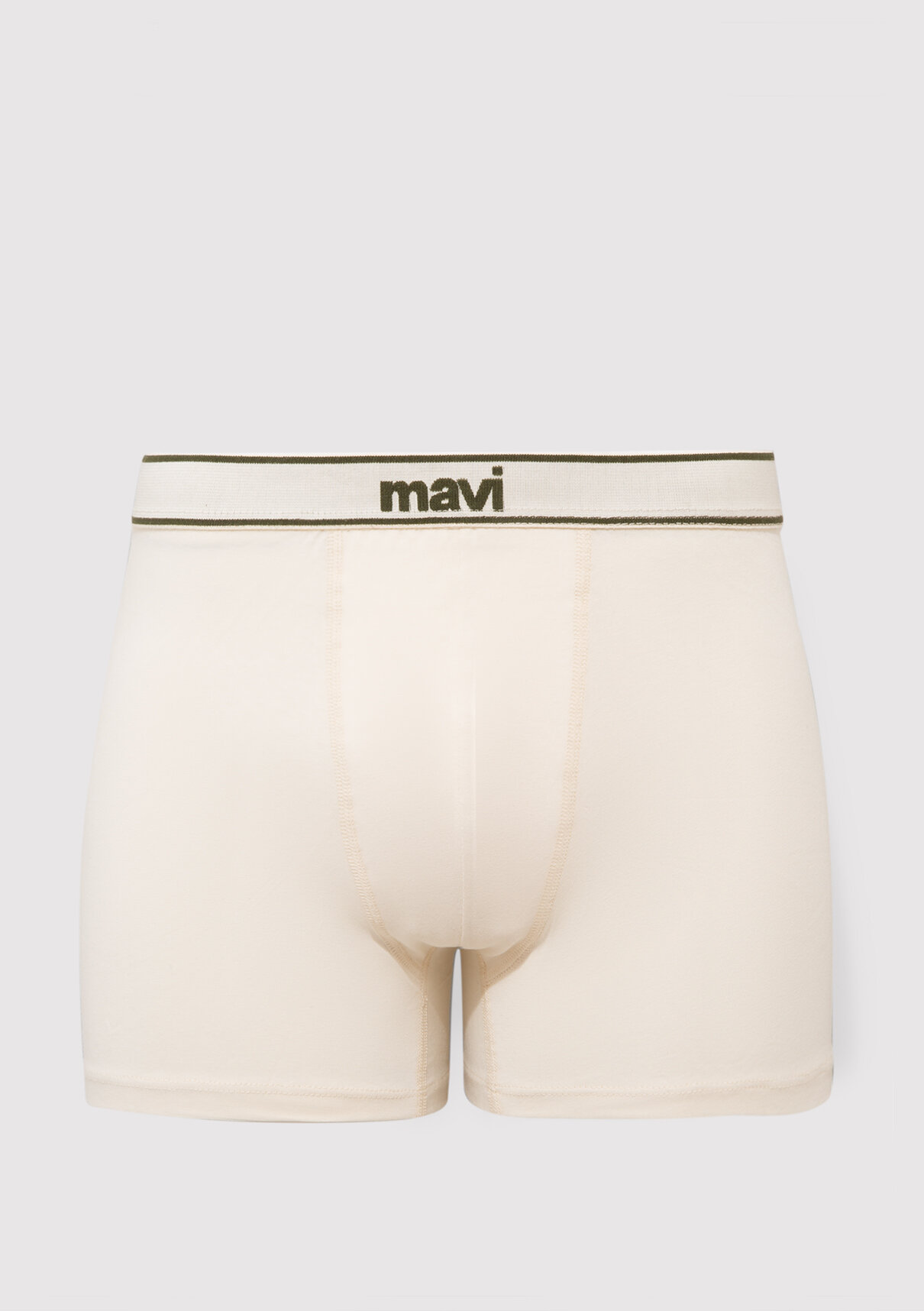 Mavi Ekru Basic Boxer