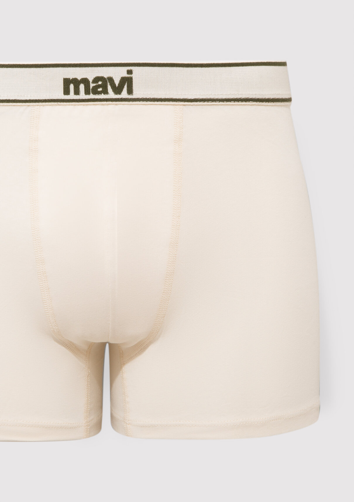 Mavi Ekru Basic Boxer görsel 2
