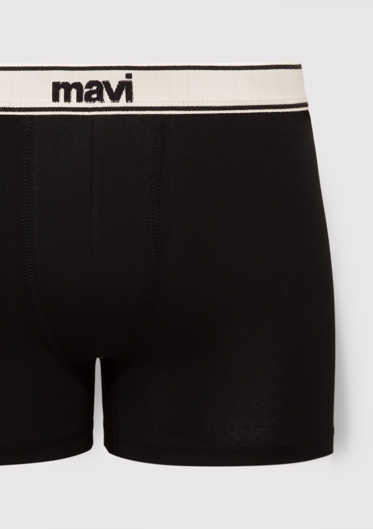 Mavi Siyah Basic Boxer görsel 2