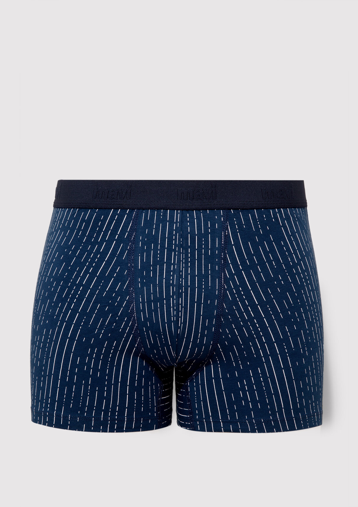Mavi Çizgili Lacivert Boxer