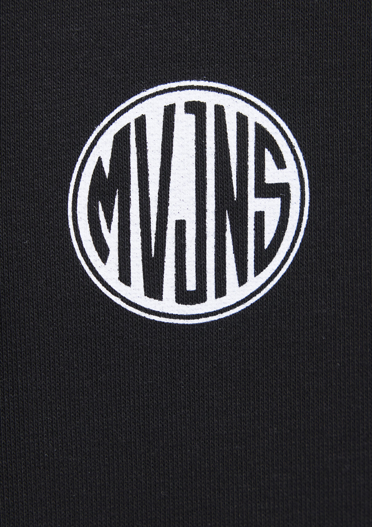 Mavi MVJNS Logo Baskılı Fermuarlı Kapüşonlu Siyah Sweatshirt görsel 7