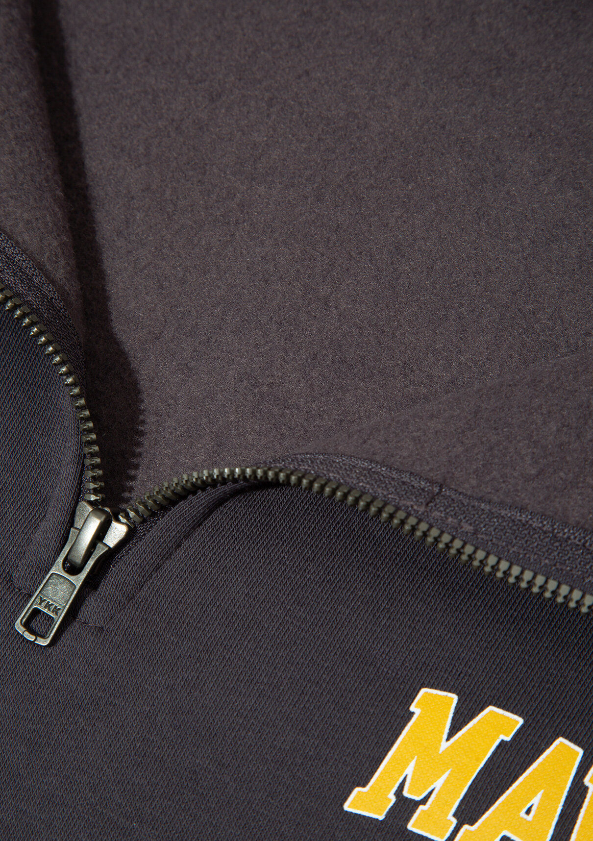 Mavi Logo Baskılı Yarı Fermuarlı Antrasit Sweatshirt görsel 7