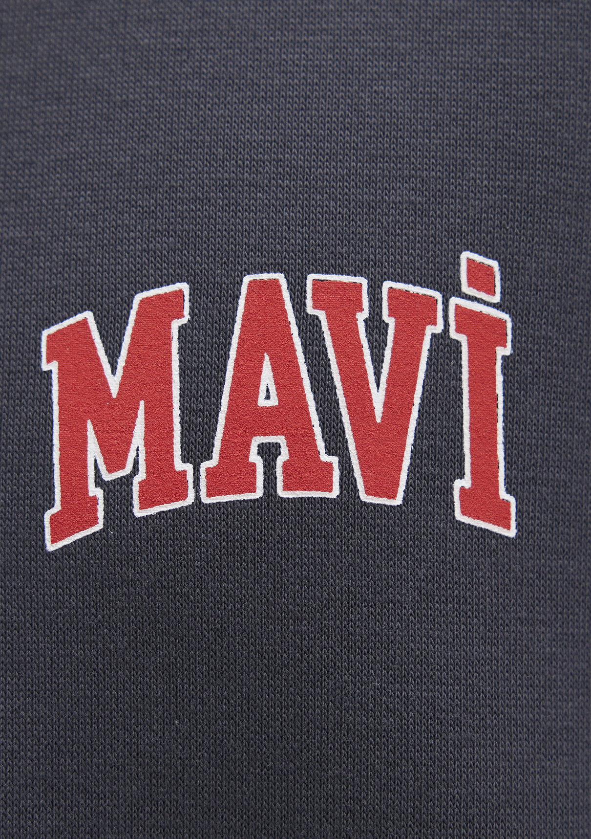Mavi Logo Baskılı Yarı Fermuarlı Antrasit Sweatshirt görsel 6