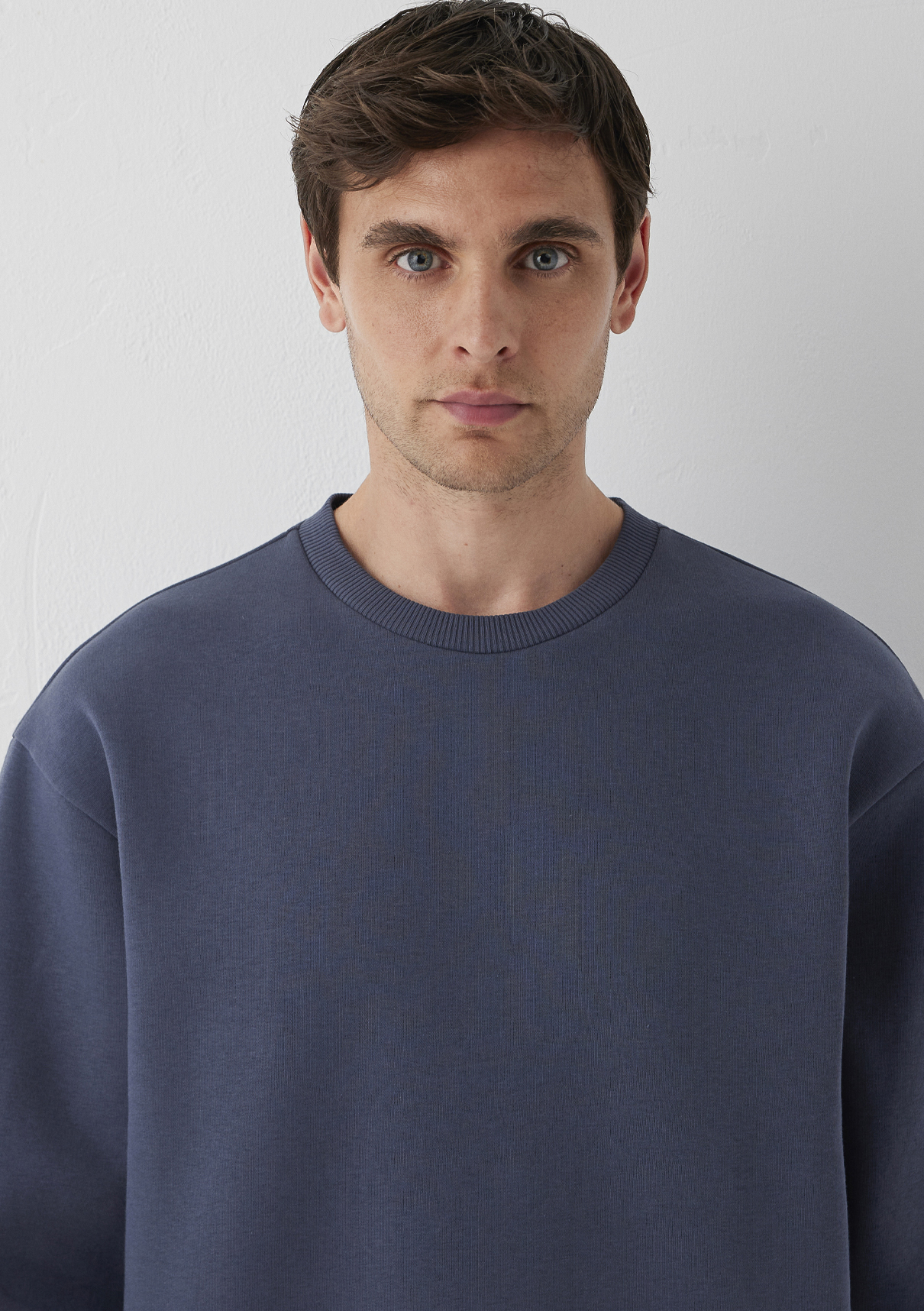 Mavi Bisiklet Yaka Lacivert Basic Sweatshirt görsel 6