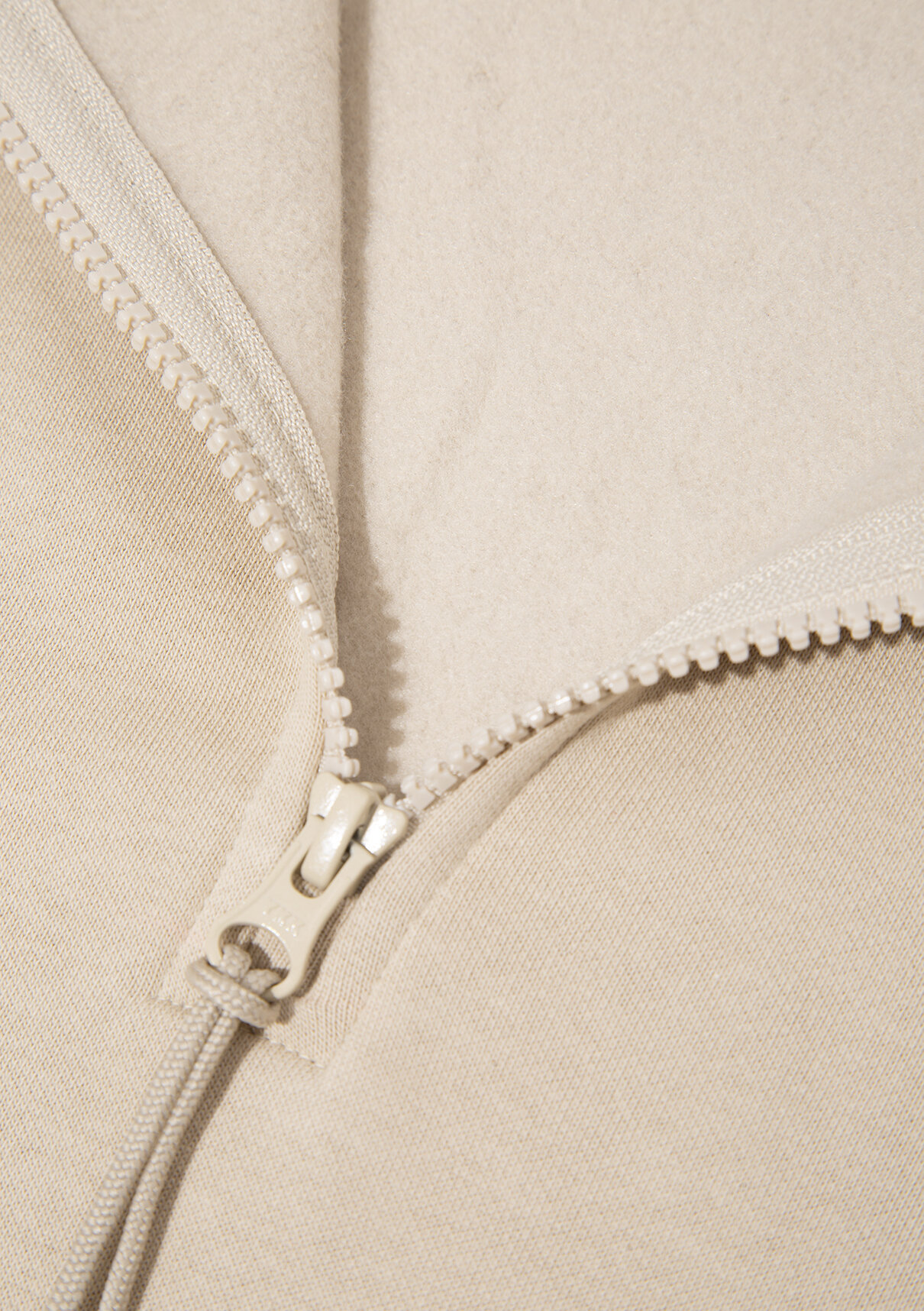 Mavi Yarı Fermuarlı Ekru Sweatshirt görsel 7