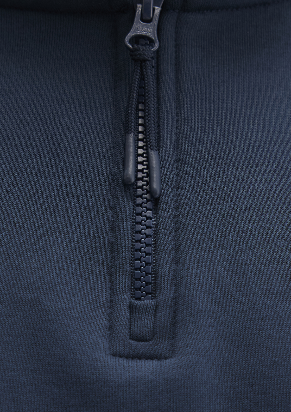 Mavi Yarı Fermuarlı Lacivert Basic Sweatshirt görsel 8