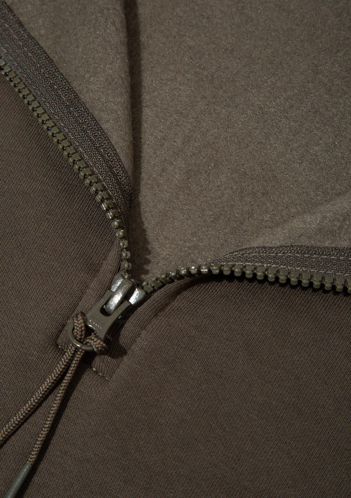 Mavi Yarı Fermuarlı Haki Basic Sweatshirt görsel 7