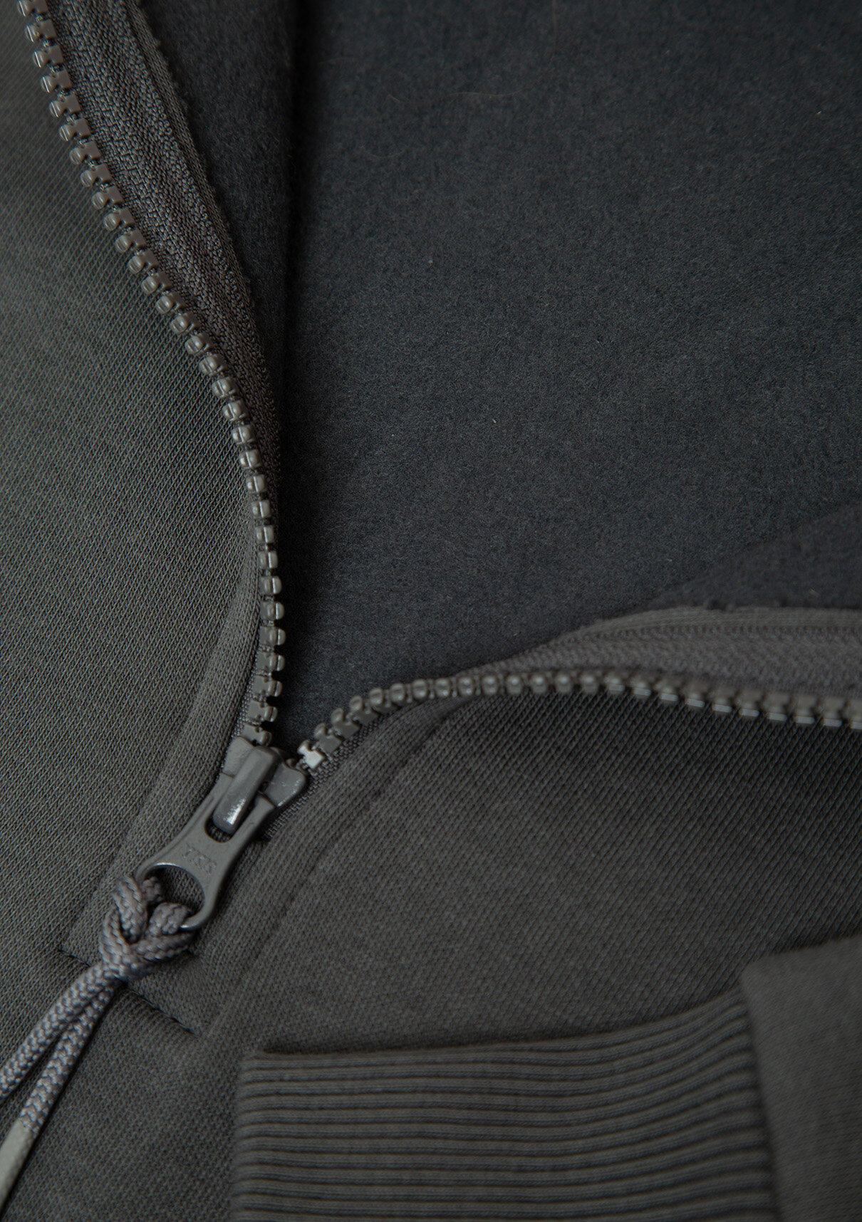 Mavi Yarı Fermuarlı Antrasit Basic Sweatshirt görsel 7