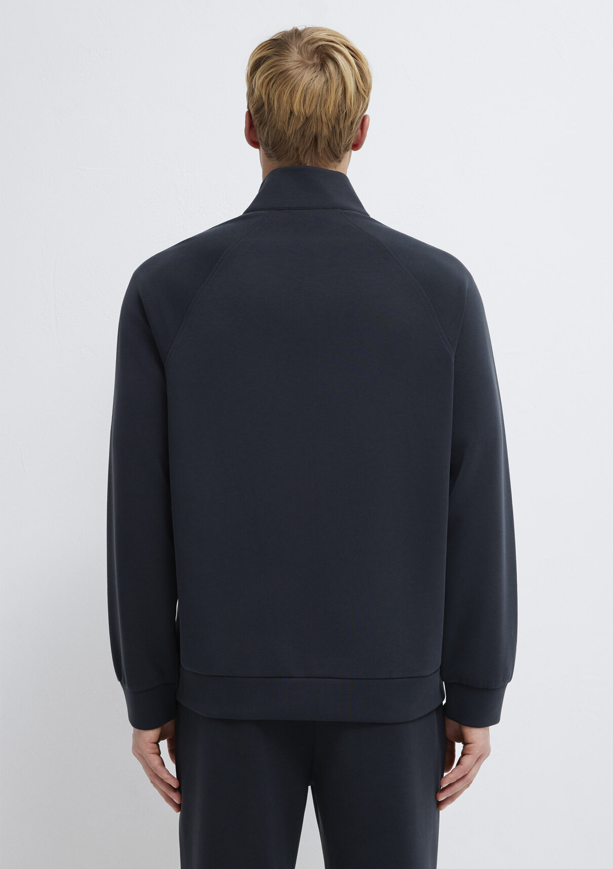 Mavi Soft-Premium Siyah (TENCEL™) Modal Karışımlı Fermuarlı Sweatshirt görsel 5