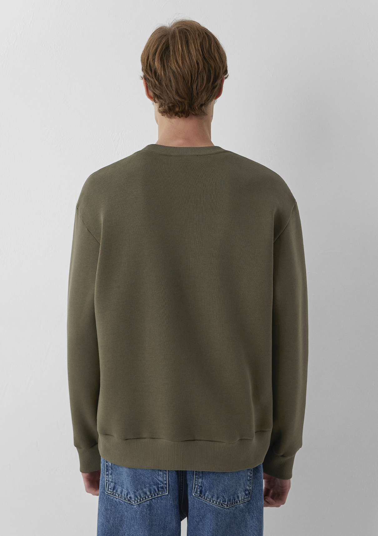 Mavi Logo Baskılı Haki Sweatshirt görsel 5
