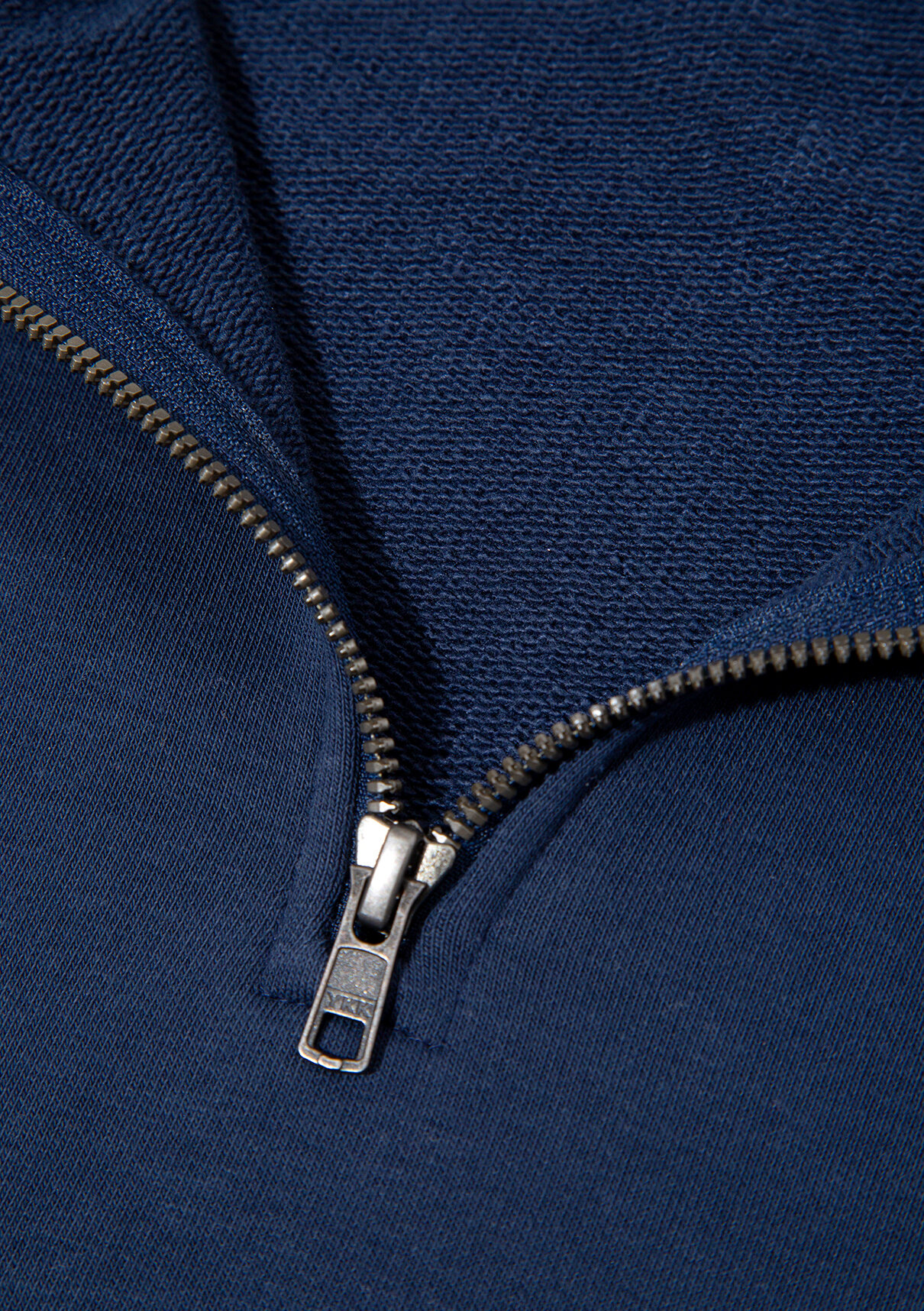 Mavi Yarı Fermuarlı Lacivert Sweatshirt görsel 7