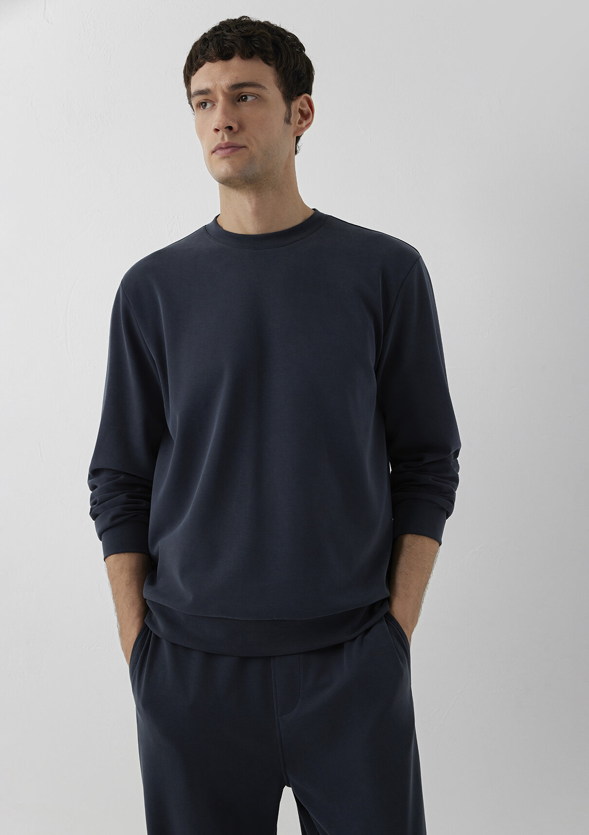 Mavi (Tencel™) Modal Karışımlı Siyah Sweatshirt