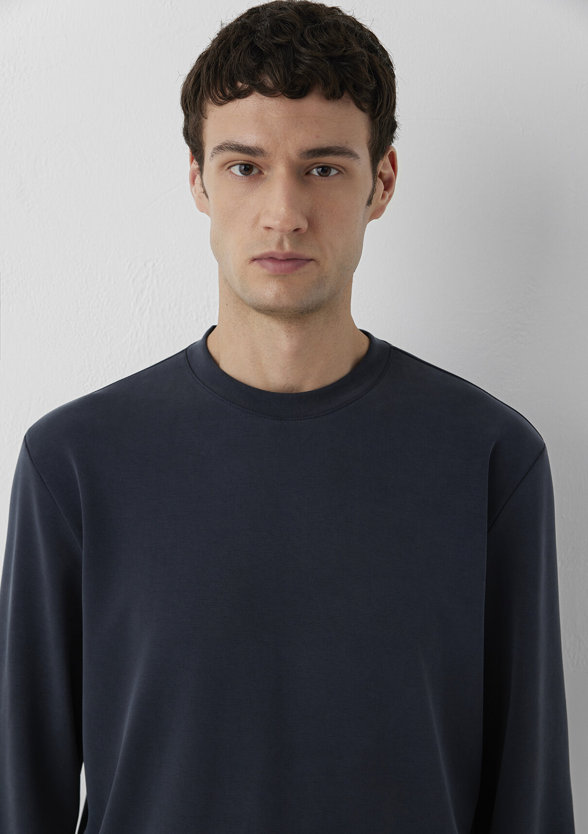 Mavi (Tencel™) Modal Karışımlı Siyah Sweatshirt görsel 6