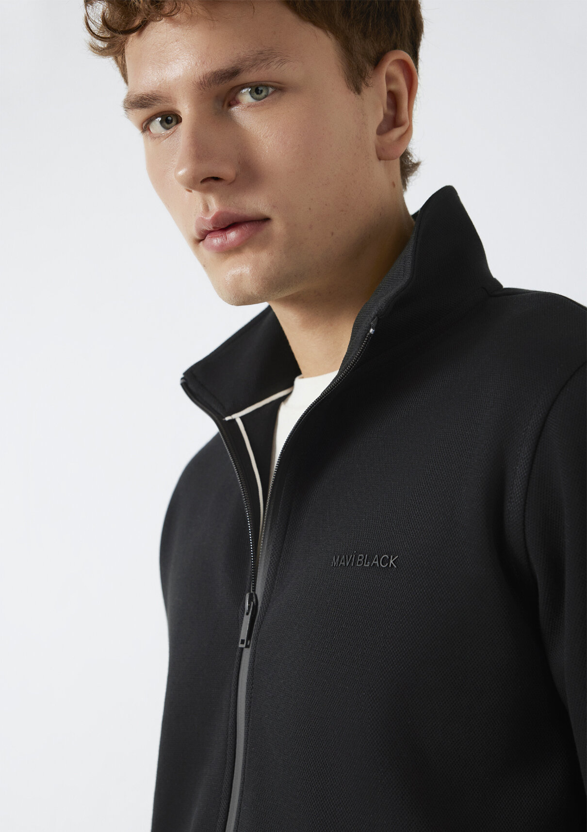 Mavi Black Fermuarlı Siyah Sweatshirt