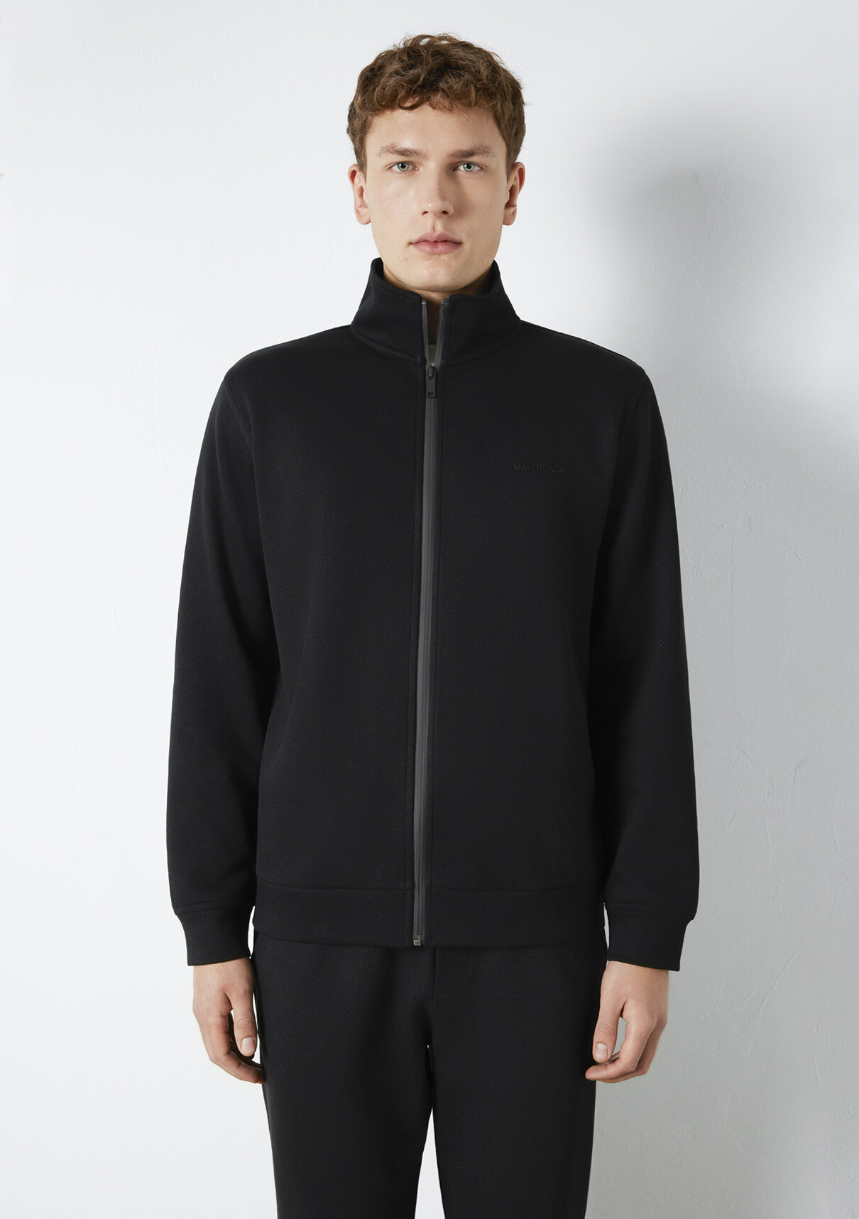 Mavi Black Fermuarlı Siyah Sweatshirt görsel 3