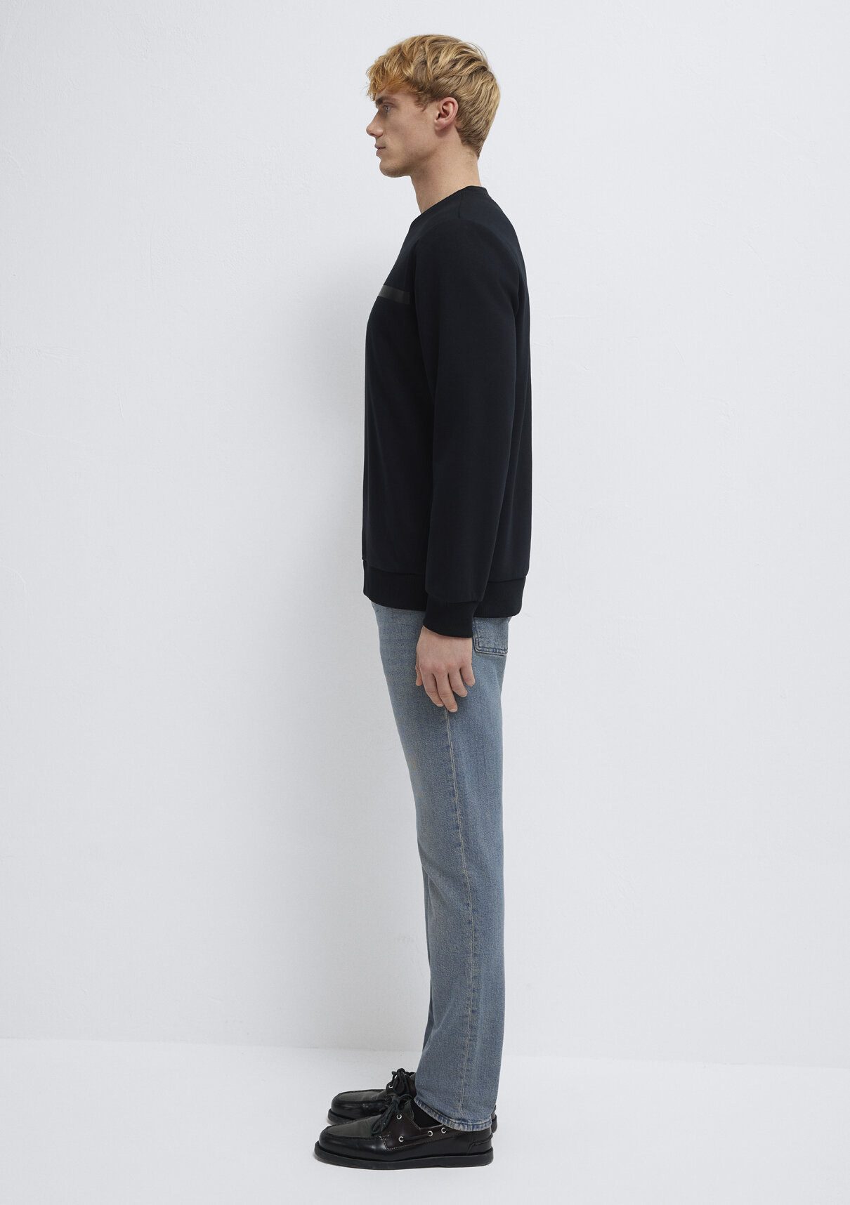 Mavi Black Bisiklet Yaka Siyah Sweatshirt görsel 4