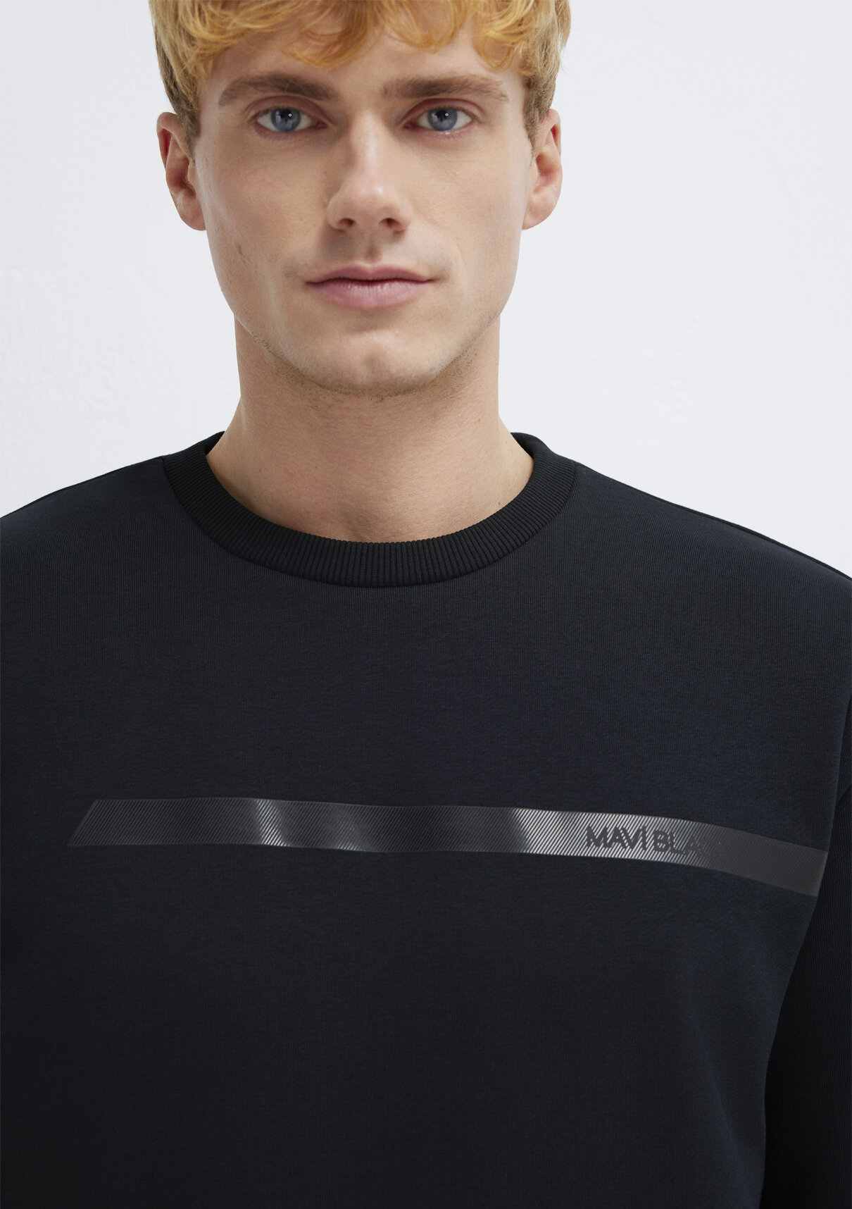 Mavi Black Bisiklet Yaka Siyah Sweatshirt görsel 6