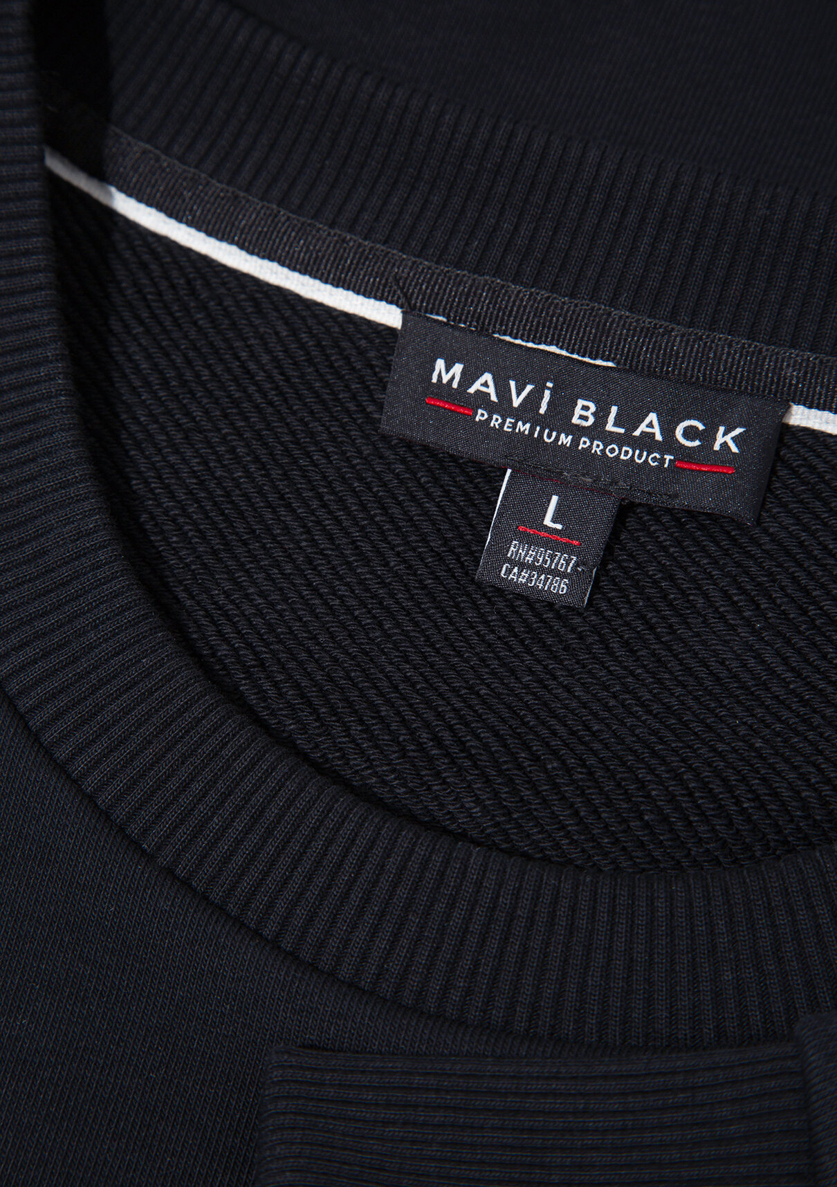 Mavi Black Bisiklet Yaka Siyah Sweatshirt görsel 7