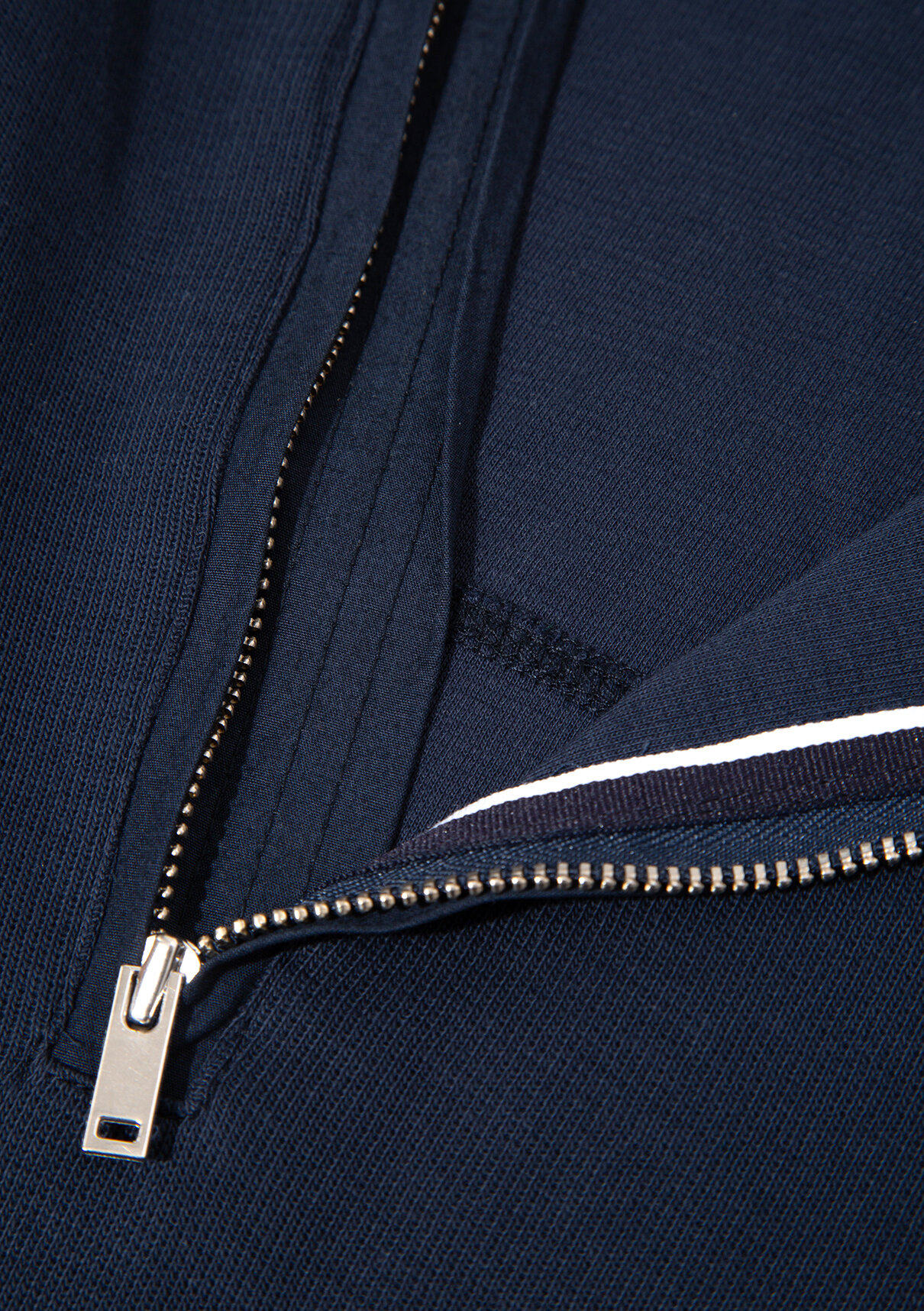 Mavi Yarı Fermuarlı Lacivert Sweatshirt görsel 8