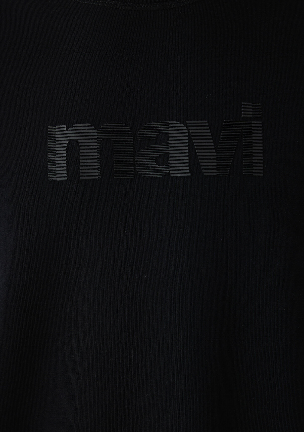 Mavi Logo Baskılı Bisiklet Yaka Siyah Sweatshirt görsel 8