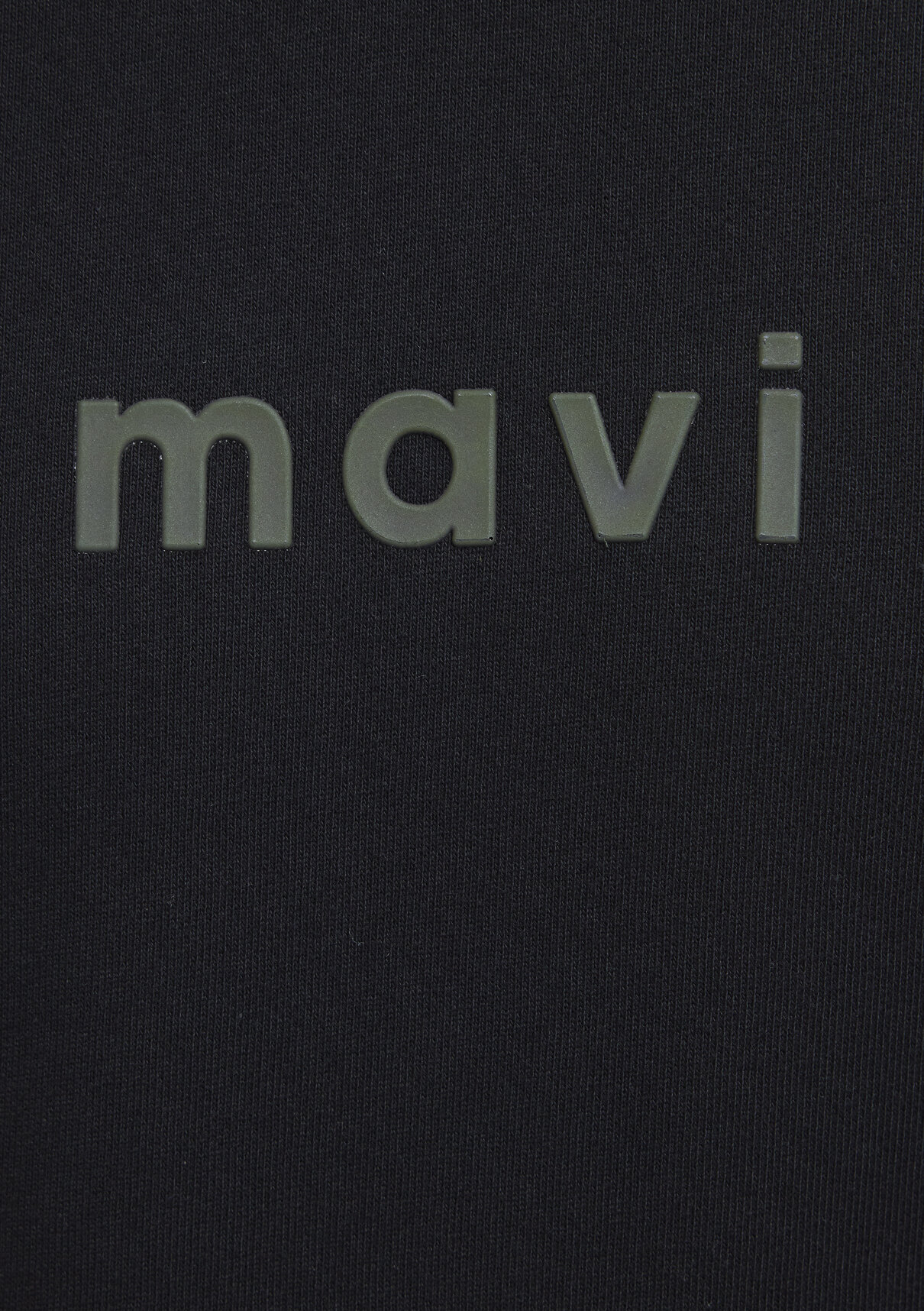 Mavi Logo Baskılı Siyah Sweatshirt görsel 8