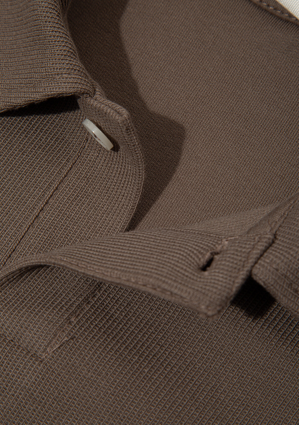Mavi Kahverengi Polo Sweatshirt görsel 7