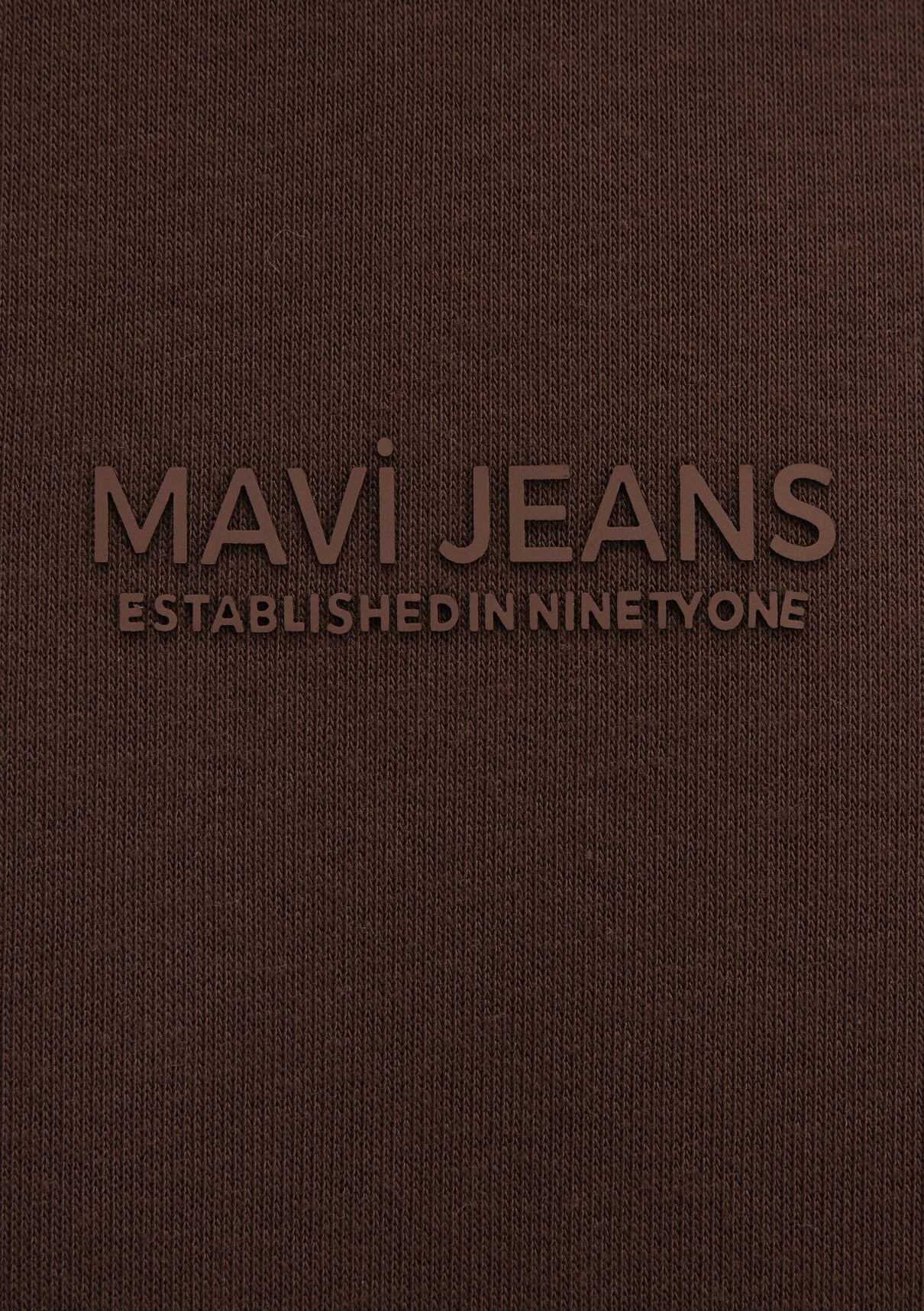 Mavi Jeans Detaylı Kahverengi Sweatshirt görsel 6
