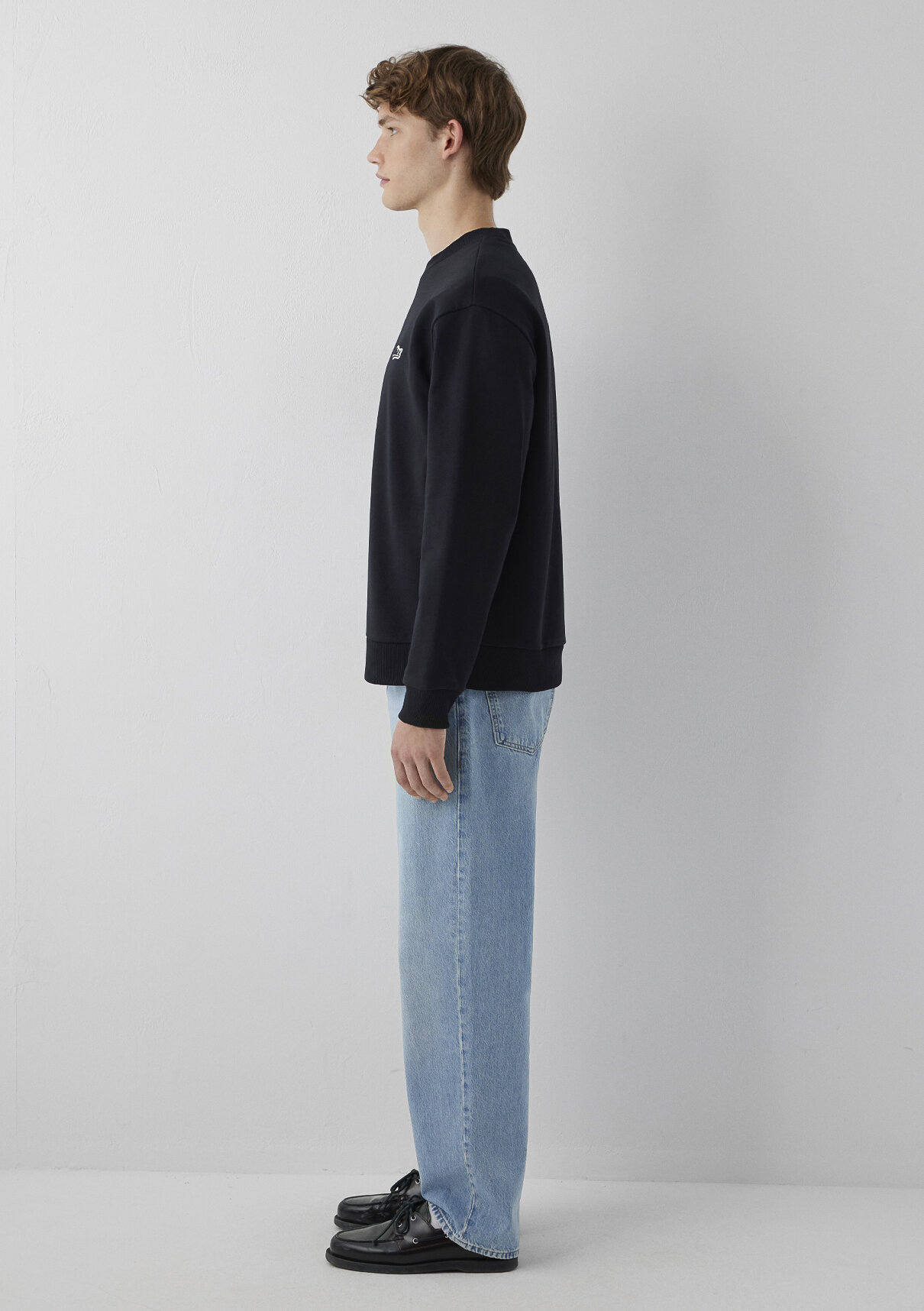 Mavi Patch Nakışlı Antrasit Sweatshirt görsel 5
