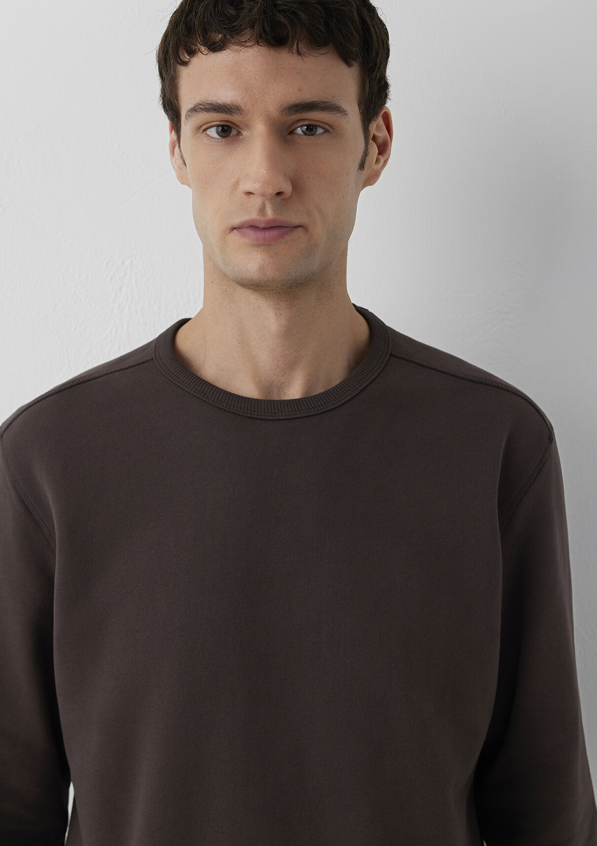 Mavi Jeans Kahverengi Basic Sweatshirt görsel 6