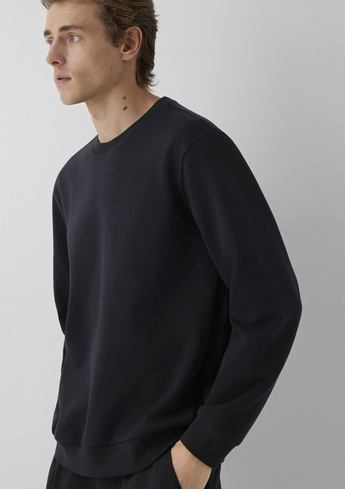 Mavi Siyah Basic Sweatshirt