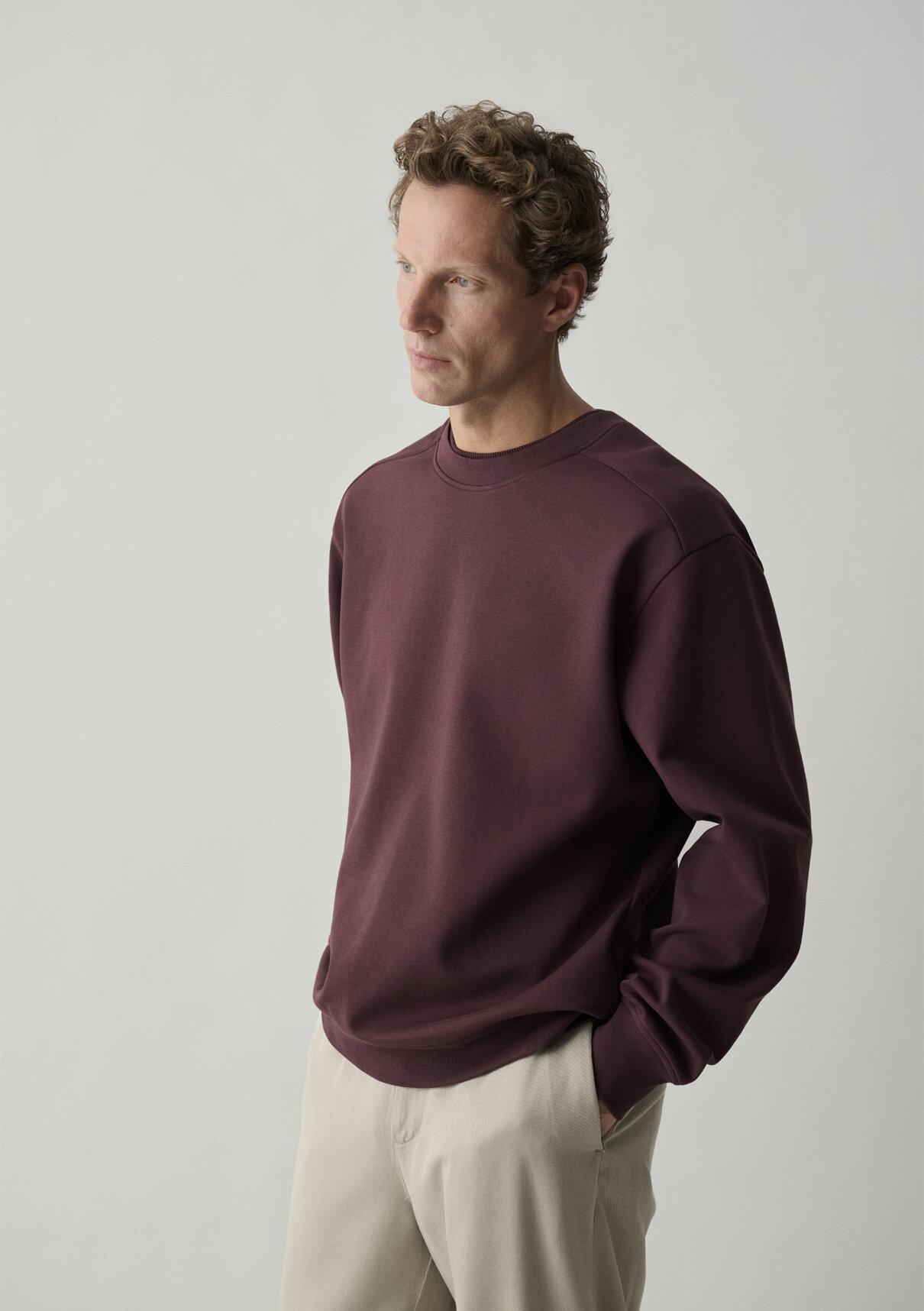 Mavi Mor Basic Sweatshirt görsel 2