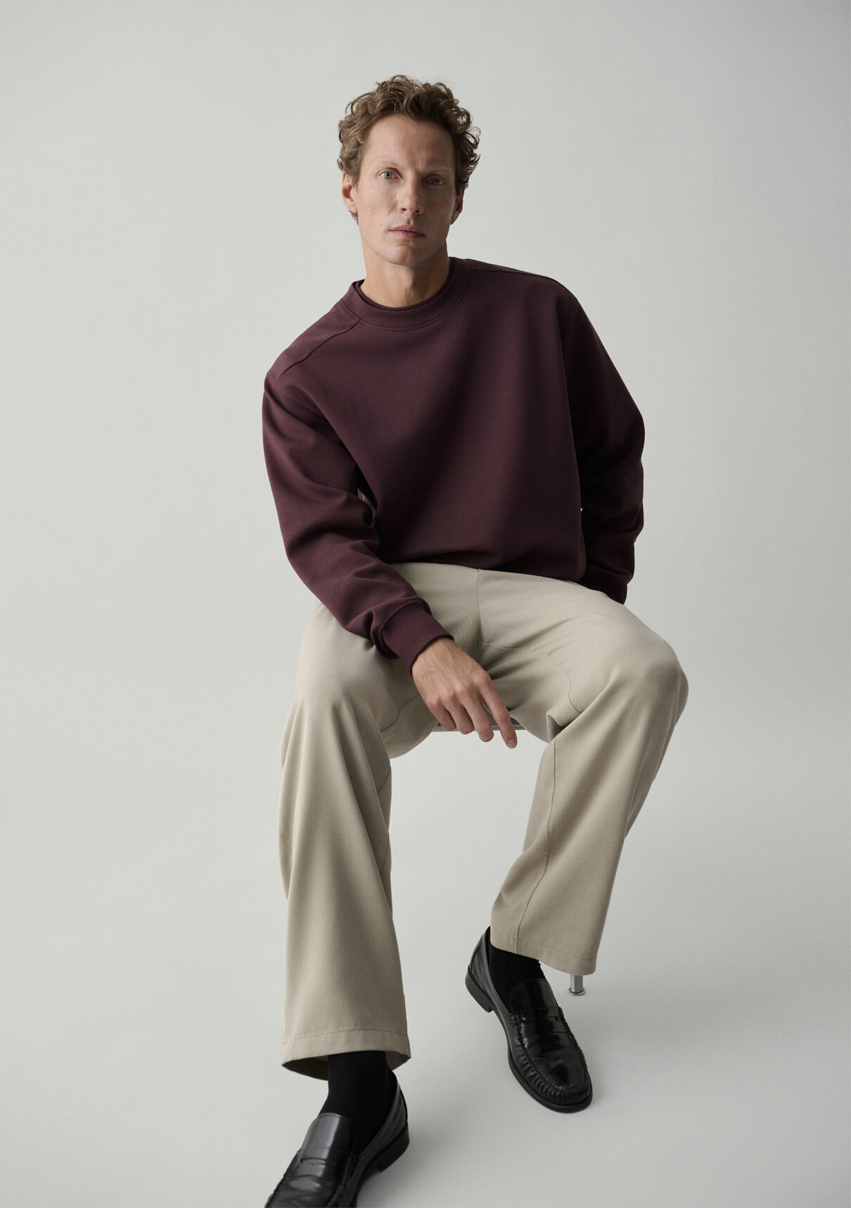 Mavi Mor Basic Sweatshirt görsel 3